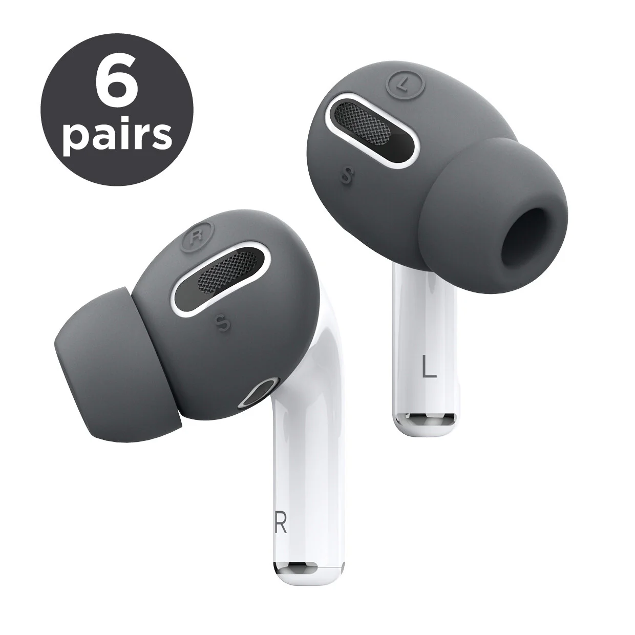 Earbuds Cover Plus with Integrated Tips [6 Pairs] [4 Colors] - Image 10