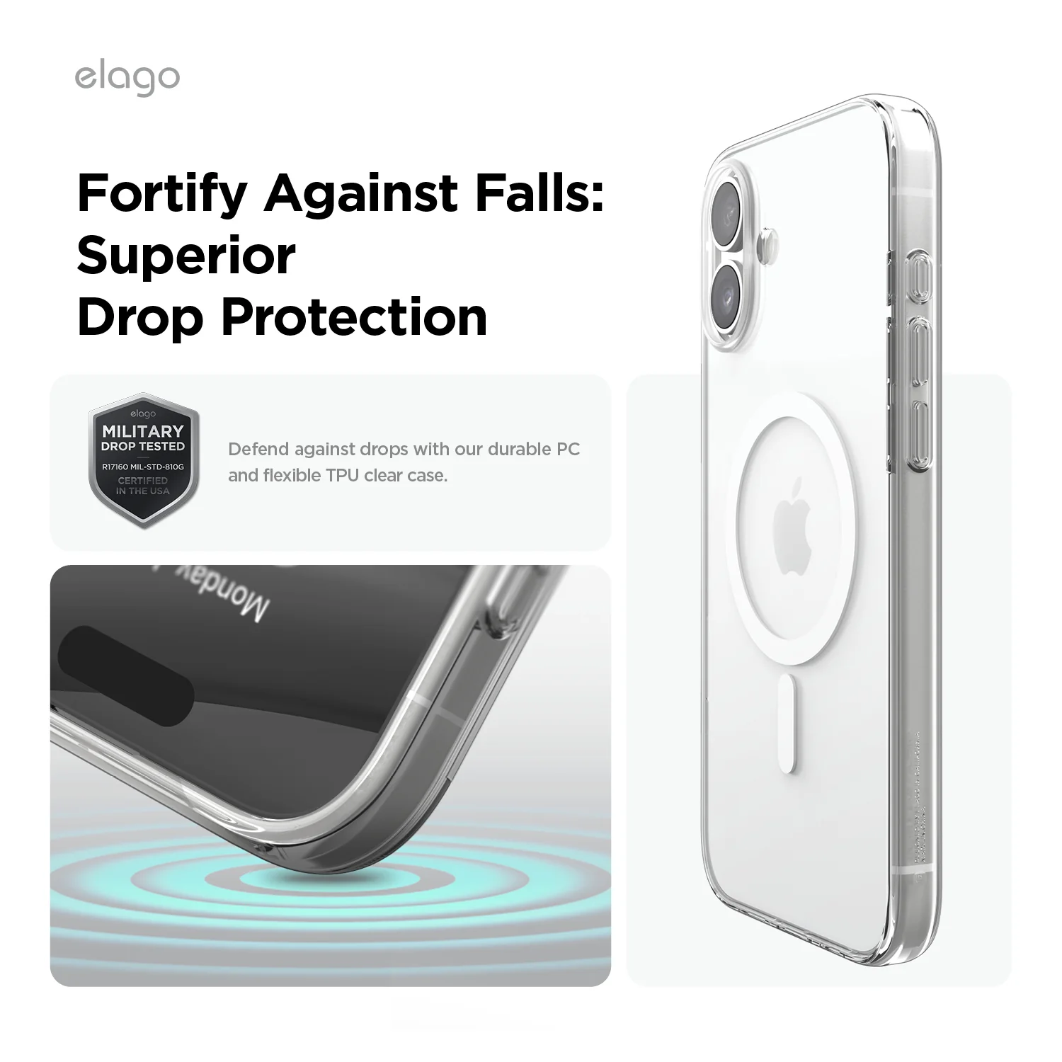 AMP Monthly elago MagSafe Hybrid Clear Case - Image 7