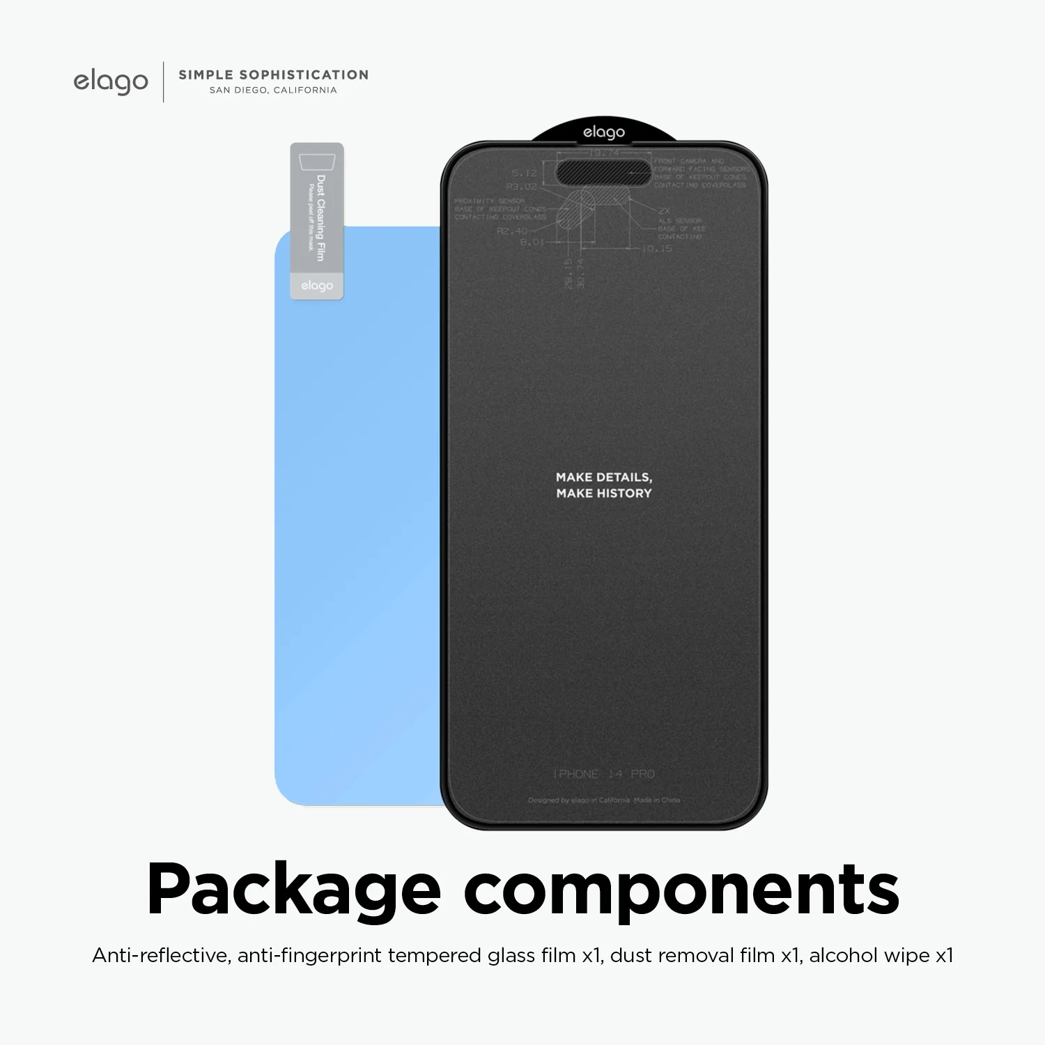 Anti Fingerprint Glass + Screen Protector for iPhone 14 Pro - Image 7
