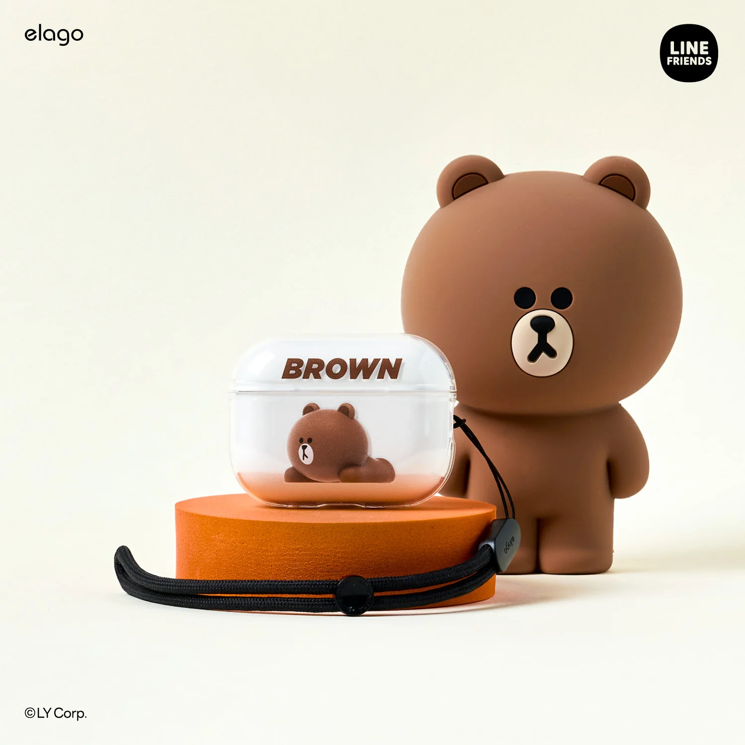 LINE FRIENDS | BROWN & SALLY Figure Clear Case - Image 4