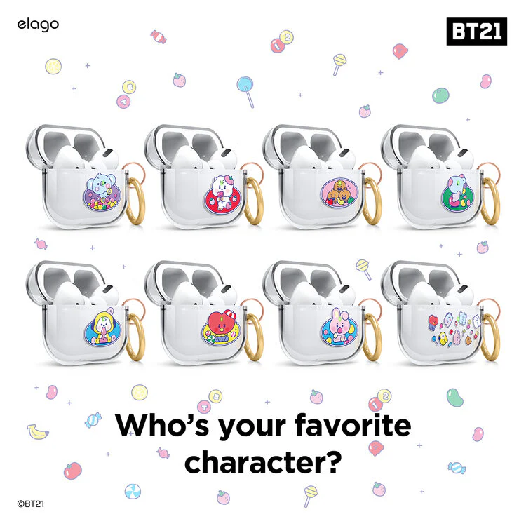 BT21 | elago Jelly Candy Case [8 Styles] - Image 14