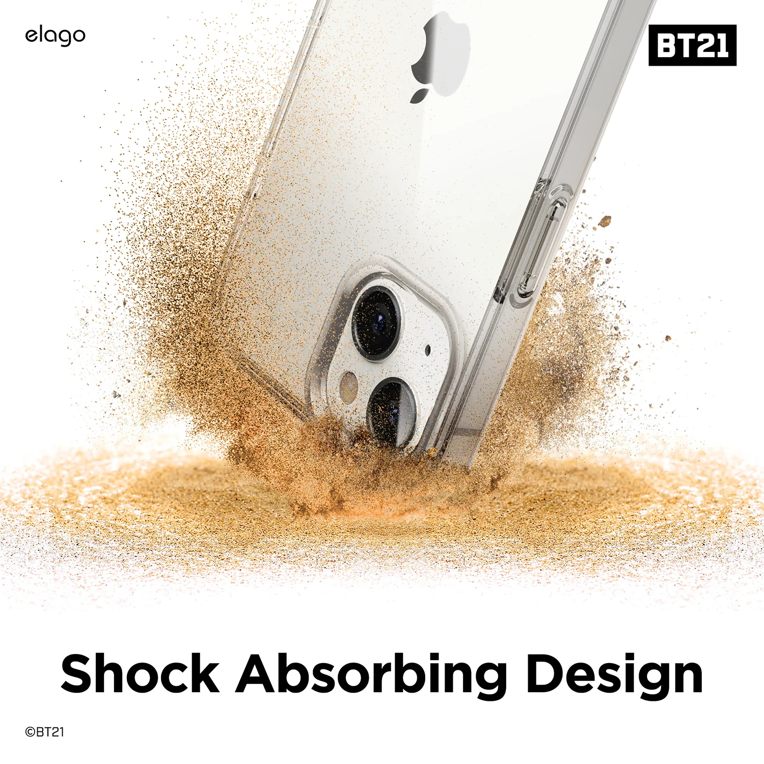 BT21 | elago Green Planet Case for iPhone 13 Pro - Image 6