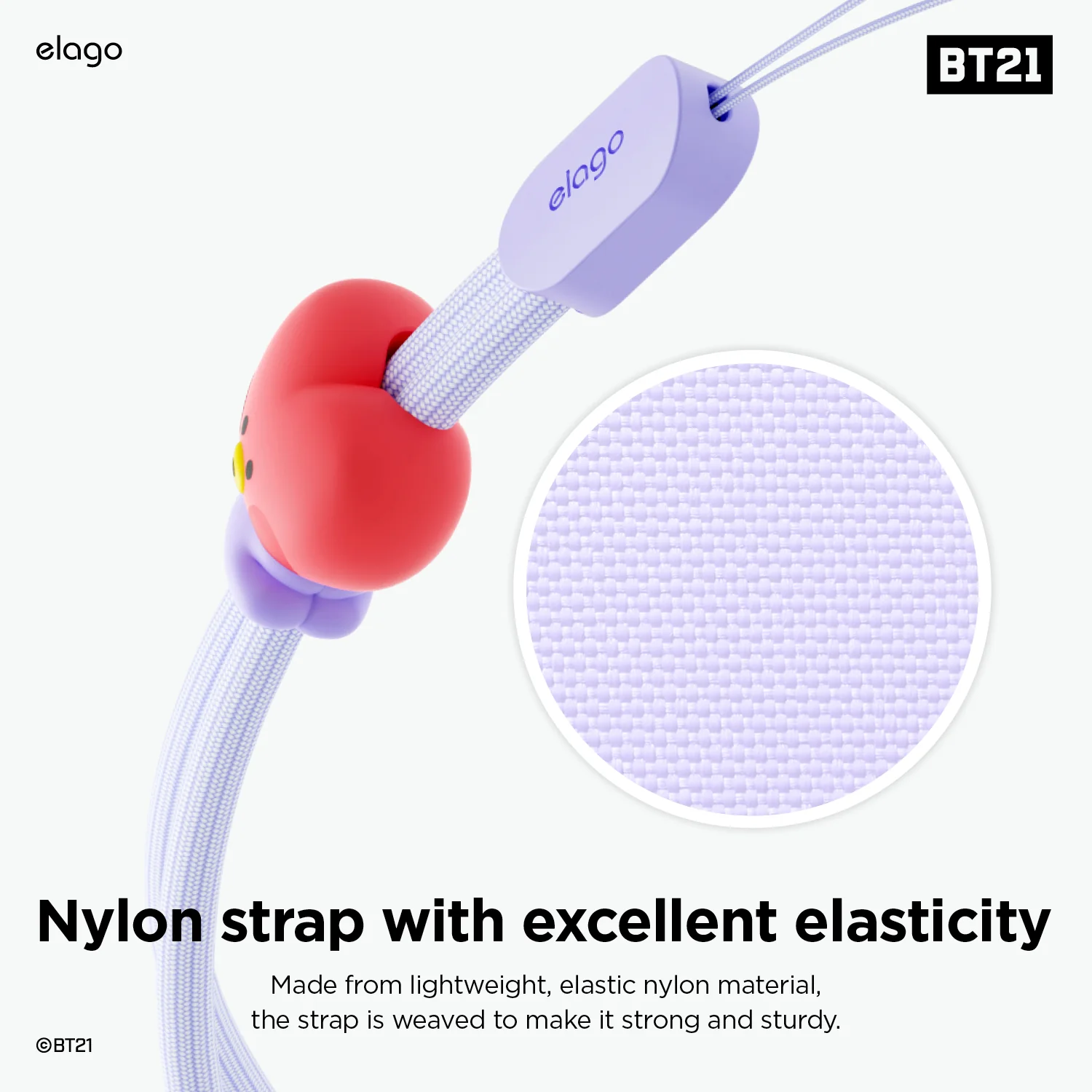 BT21 | elago Lanyard Wrist Strap [7 Styles] - Image 11