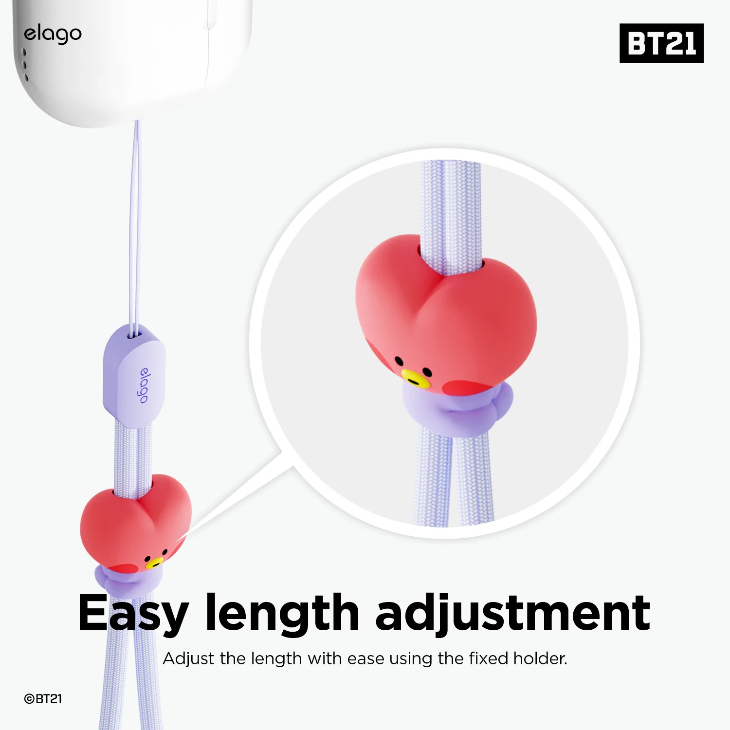 BT21 | elago Lanyard Wrist Strap [7 Styles] - Image 9
