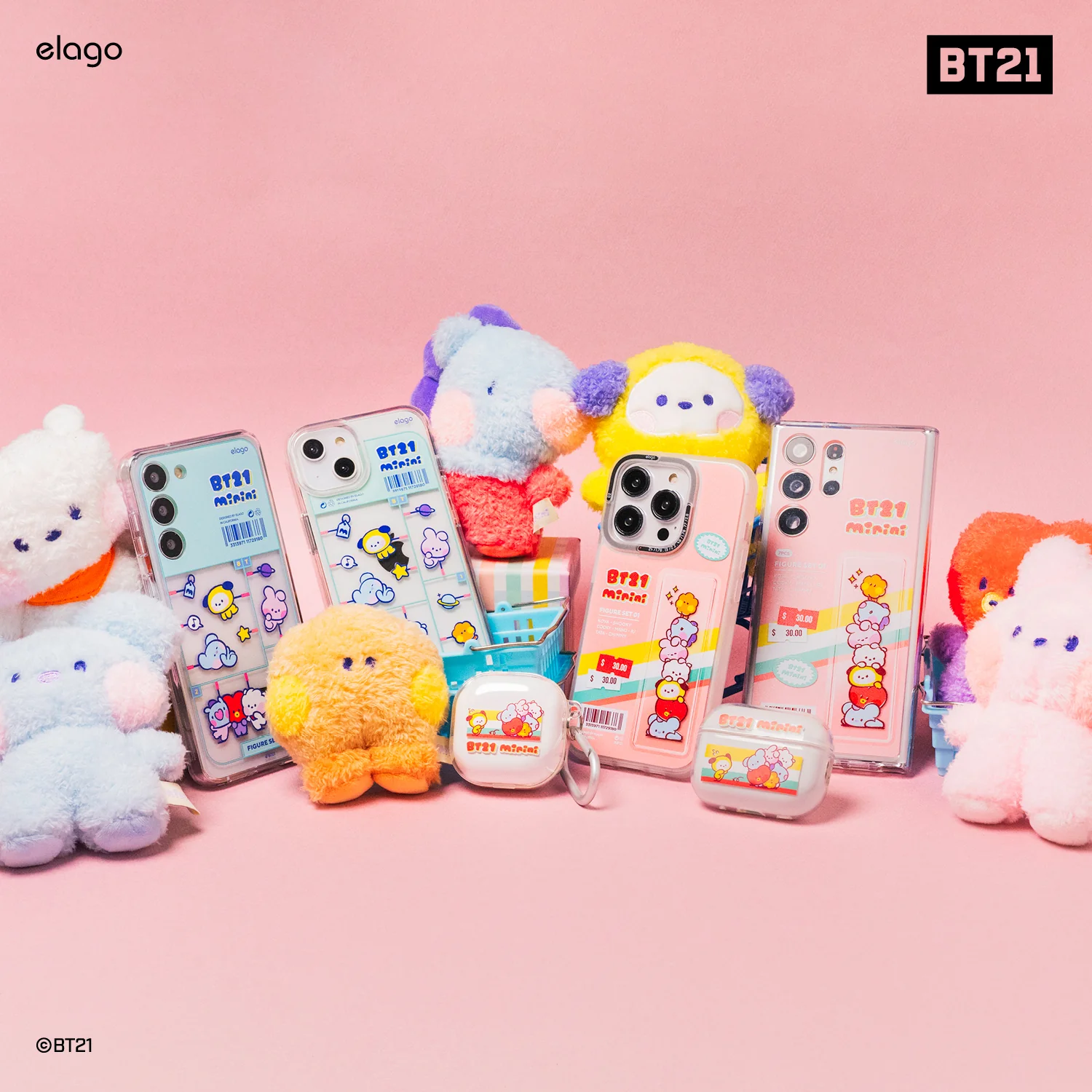 BT21 | elago Minini Case [2 Styles] - Image 3