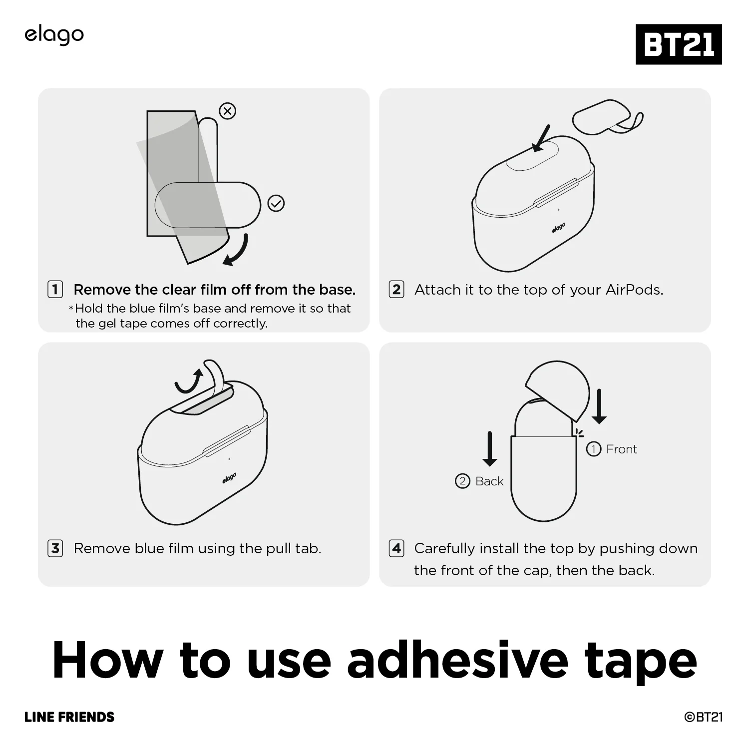 BT21  | elago RJ FOODIE Case - Image 4