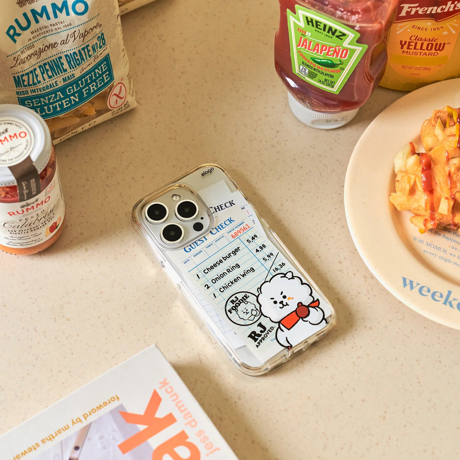 BT21  | elago RJ FOODIE MagSafe Hybrid Case for iPhone 15 Plus - Image 8