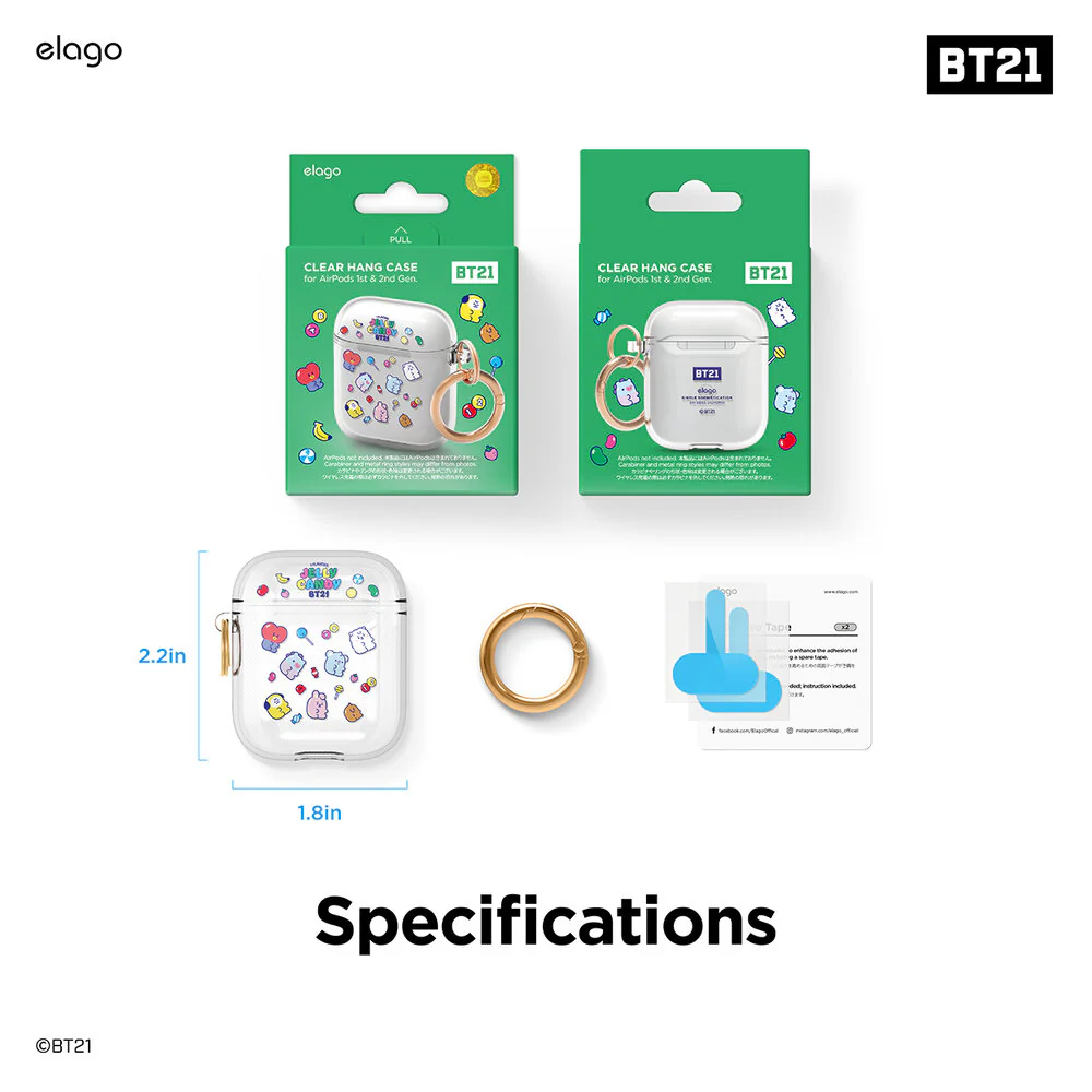 BT21 | elago Jelly Candy Case [8 Styles] - Image 15