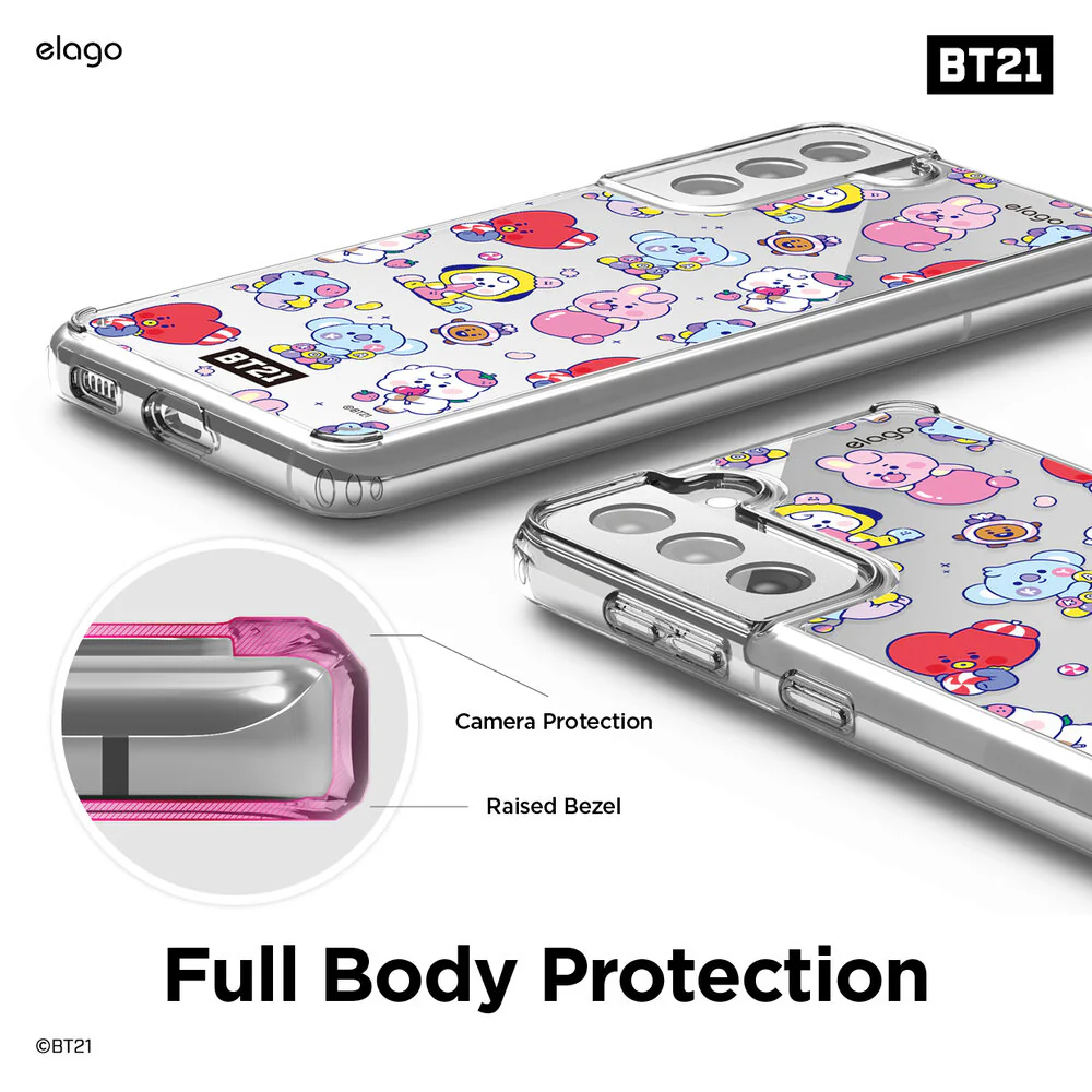 BT21 I elago Galaxy S21 Hybrid Case [8 Styles] - Image 12