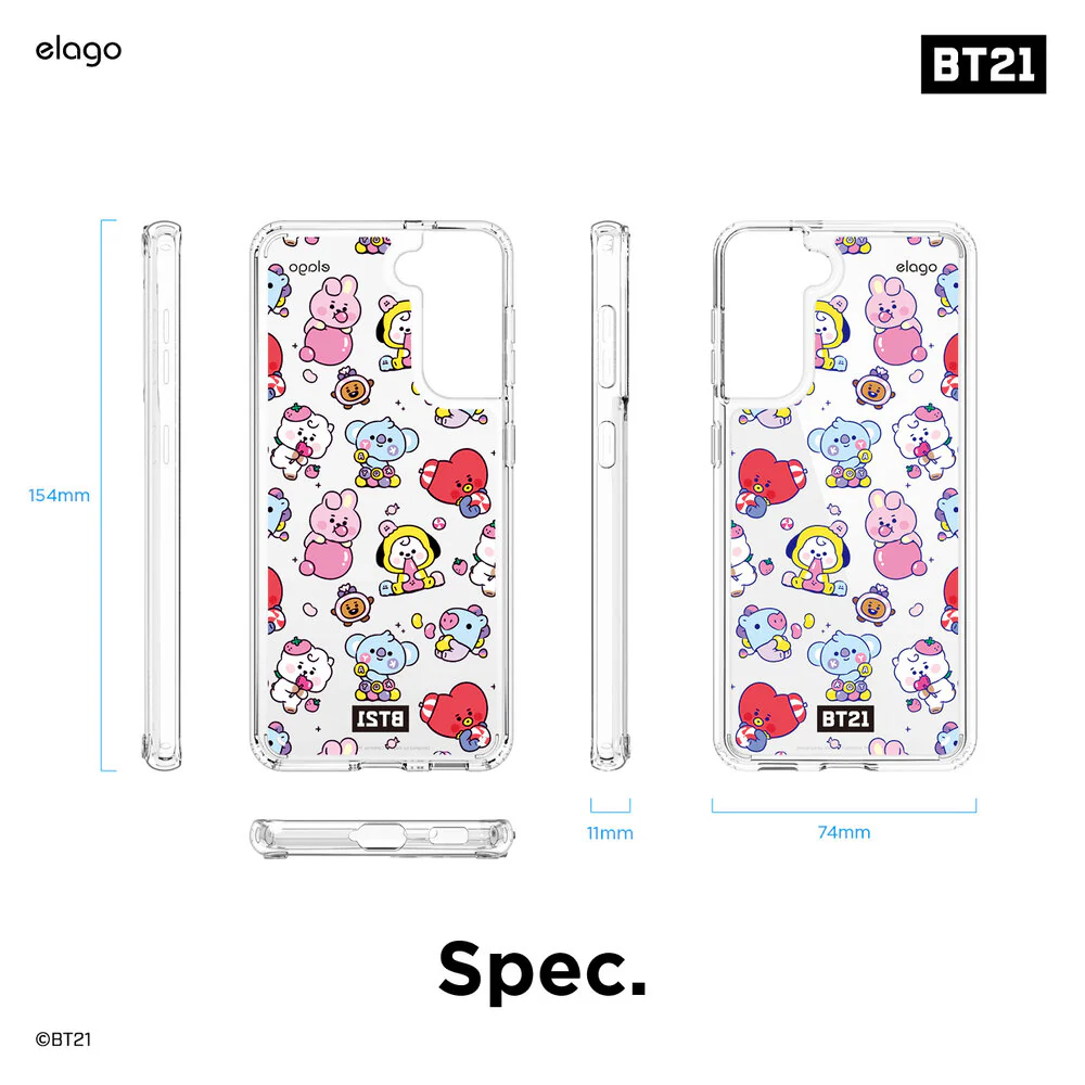 BT21 I elago Galaxy S21 Hybrid Case [8 Styles] - Image 15