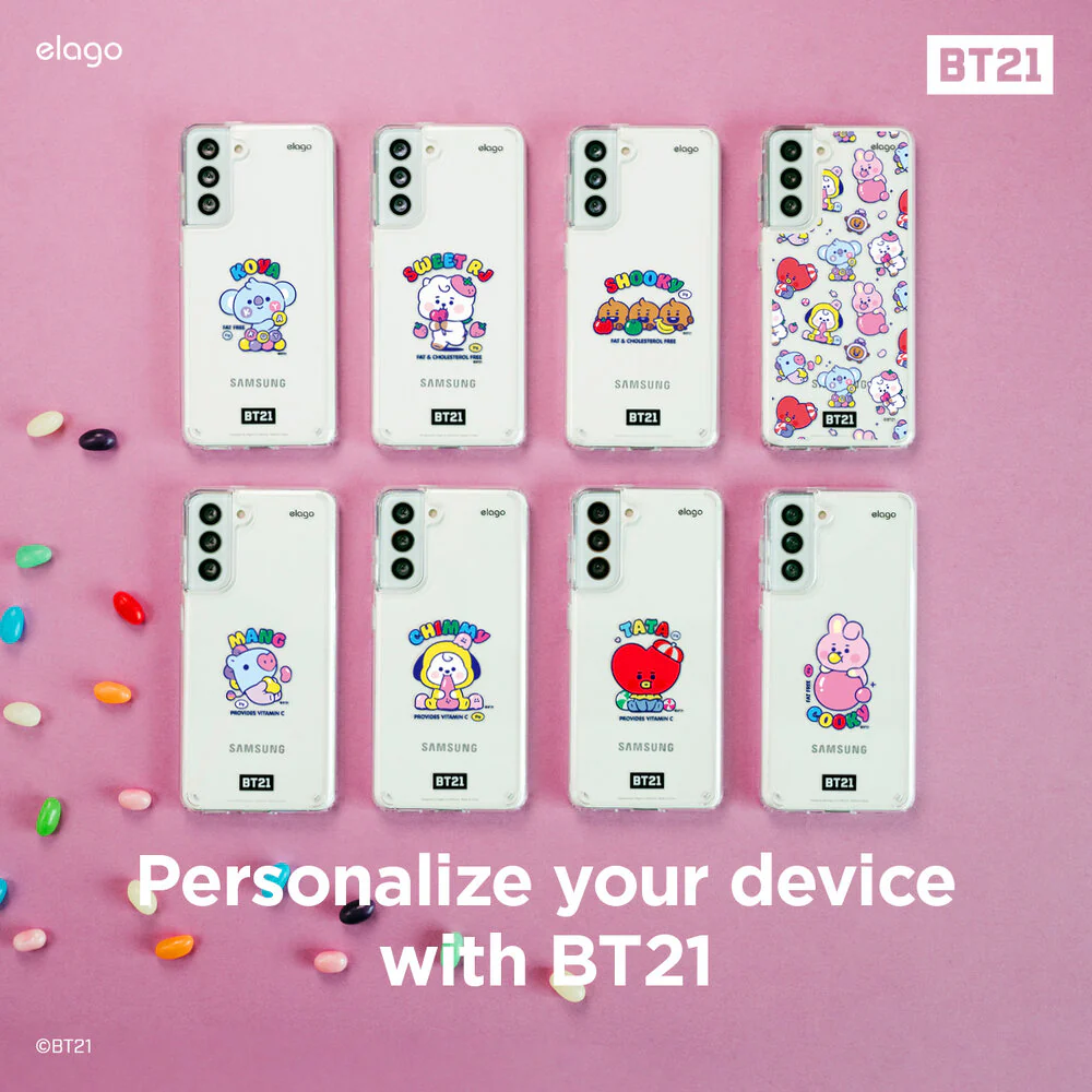 BT21 I elago Galaxy S21 Hybrid Case [8 Styles] - Image 9
