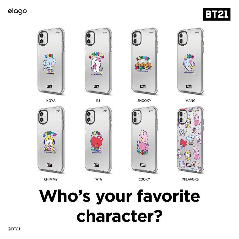 BT21 I elago 7 Flavors Hybrid Case for iPhone 11 - Image 16