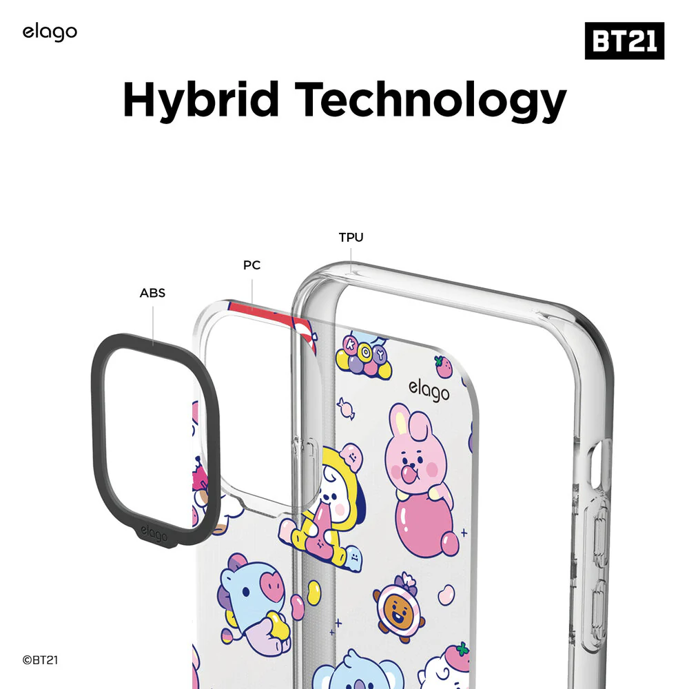BT21 I elago 7 Flavors Hybrid Case for iPhone 11 - Image 9