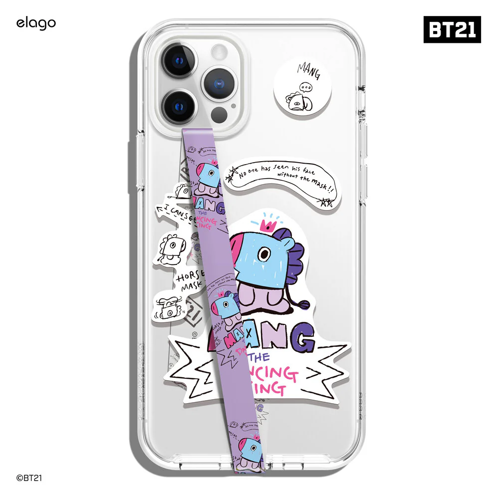 BT21 | elago Phone Strap with Stickers [8 Styles] - Image 4