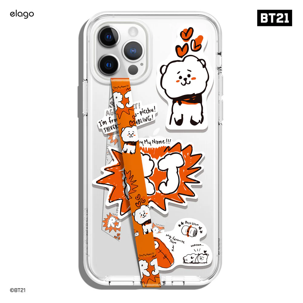 BT21 | elago Phone Strap with Stickers [8 Styles] - Image 5