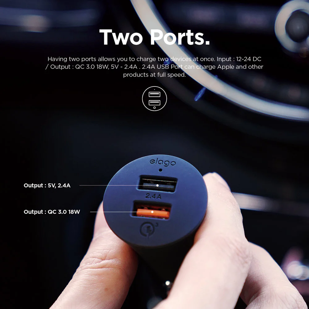 C7+ Dual Car Charger [Quick Charge] - Image 6