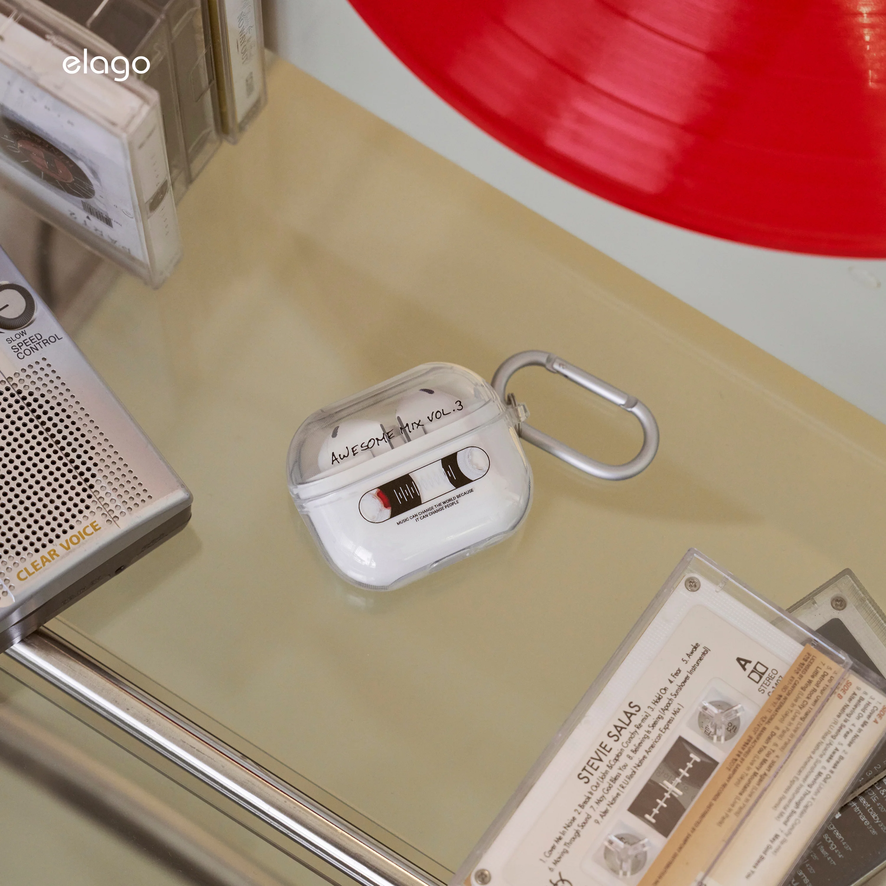 Cassette Tape 2 Monthly elago Clear Case - Image 8