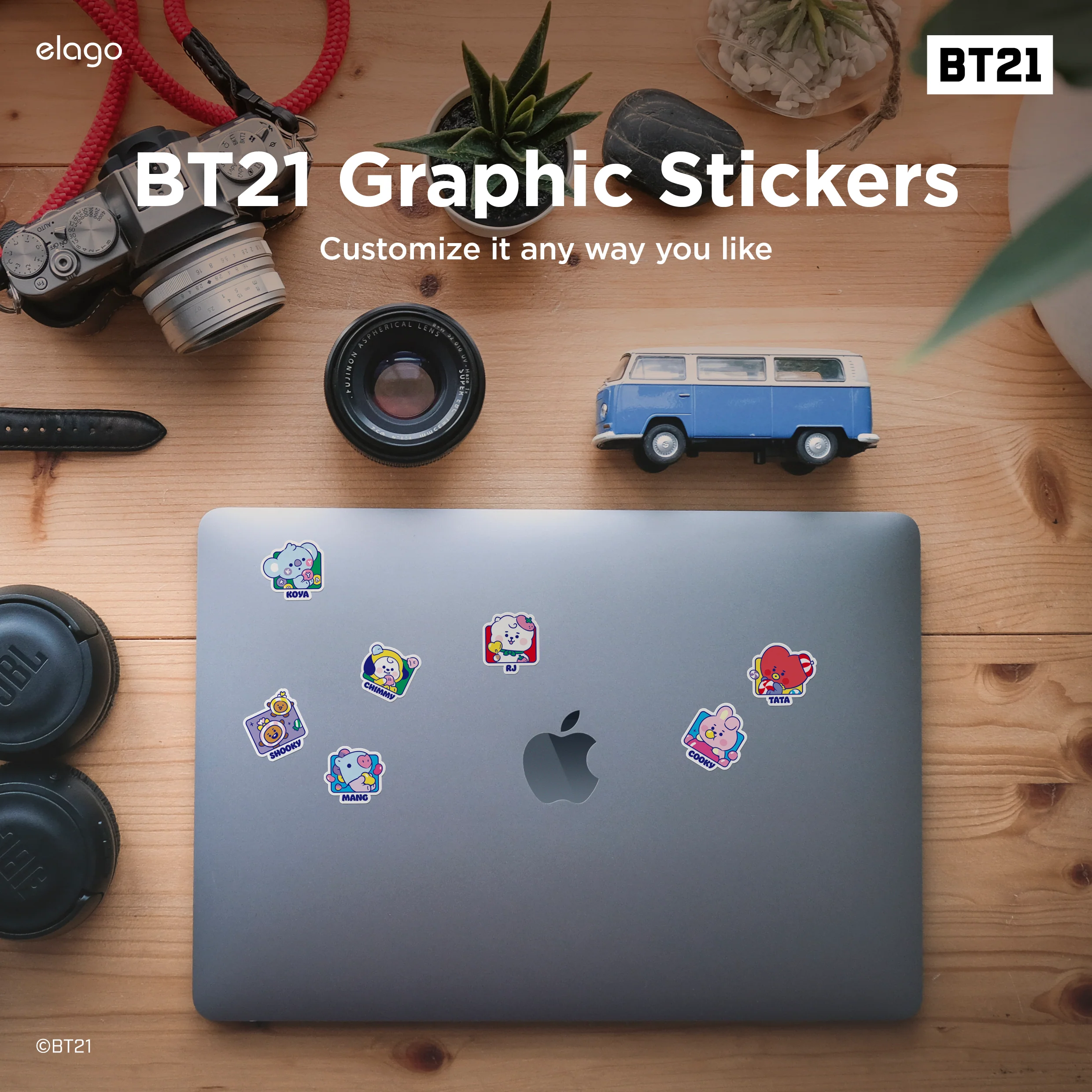 BT21 | elago Jelly Candy Case for iPhone 13 Pro - Image 7