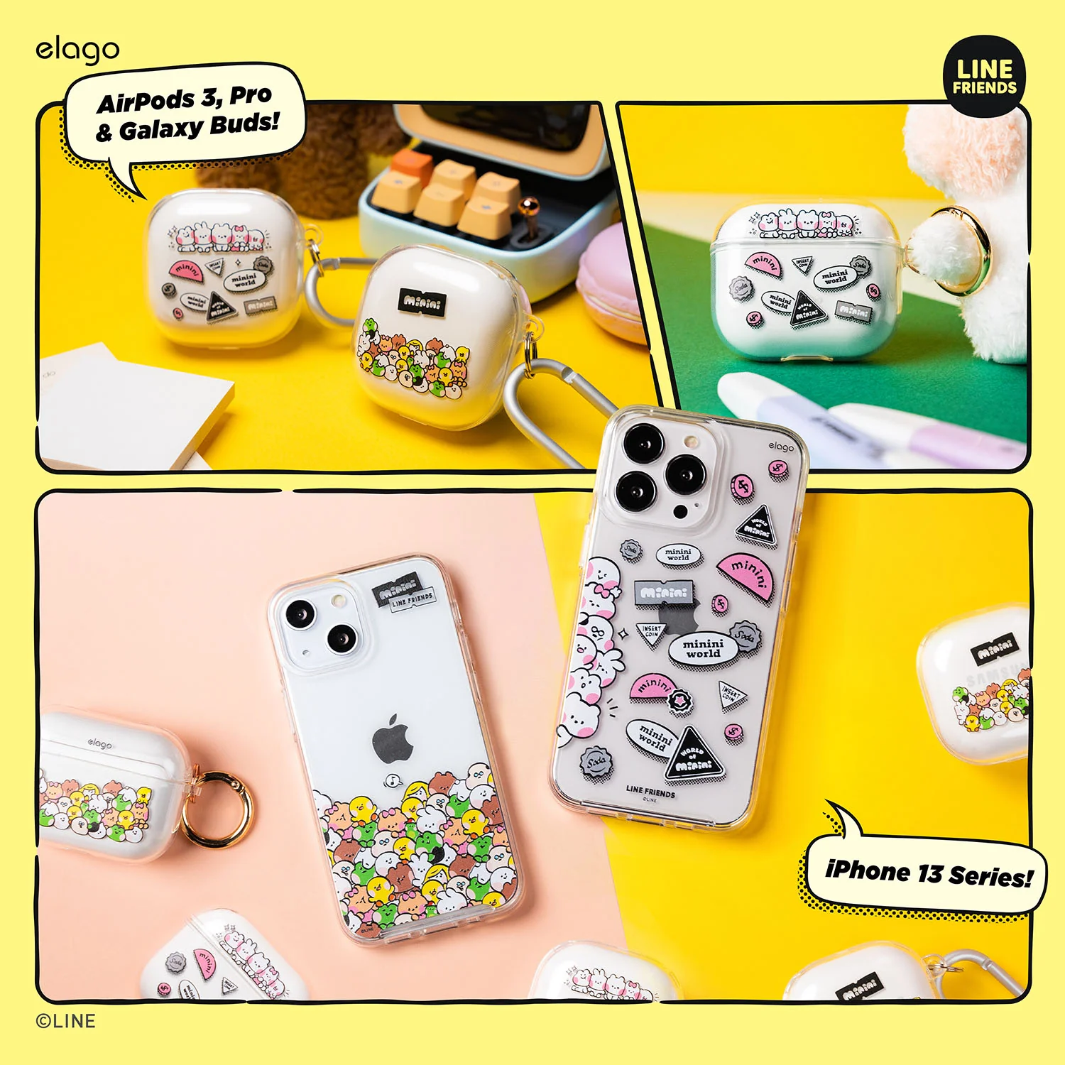 LINE FRIENDS | B&F Collection minini case [2 Styles] - Image 9