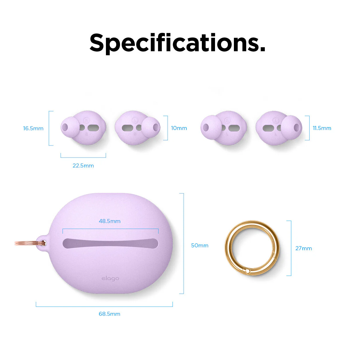 Earbuds Basic Cover with Carrying Pouch [3 Colors] - Image 10