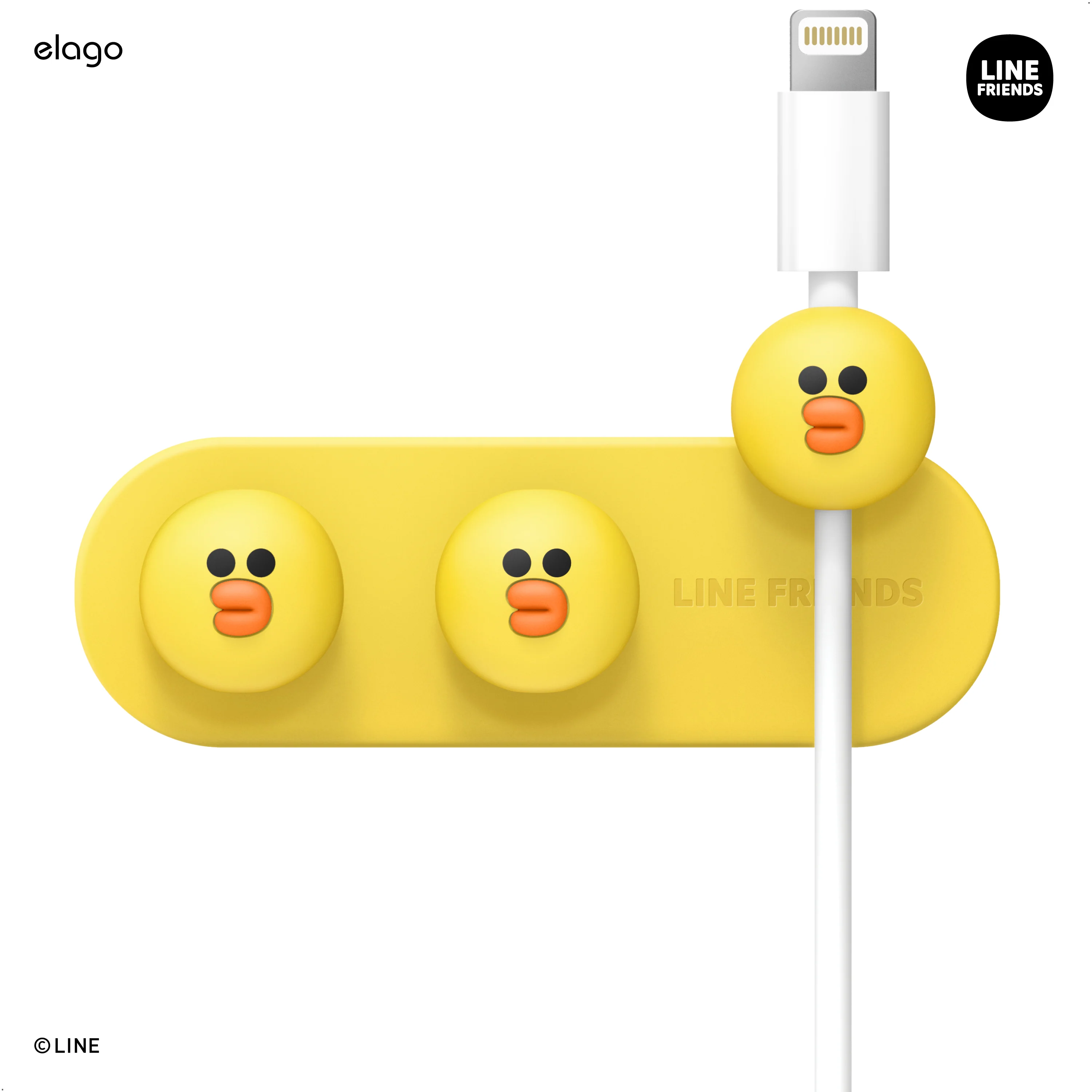 LINE FRIENDS | elago Magnetic Cable Management [3 Colors] - Image 3