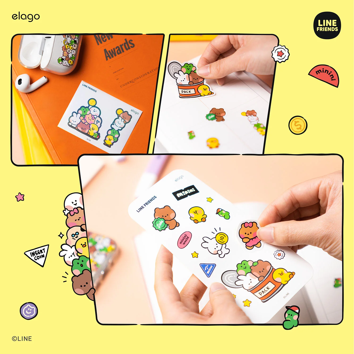 LINE FRIENDS | B&F Collection minini case [2 Styles] - Image 10