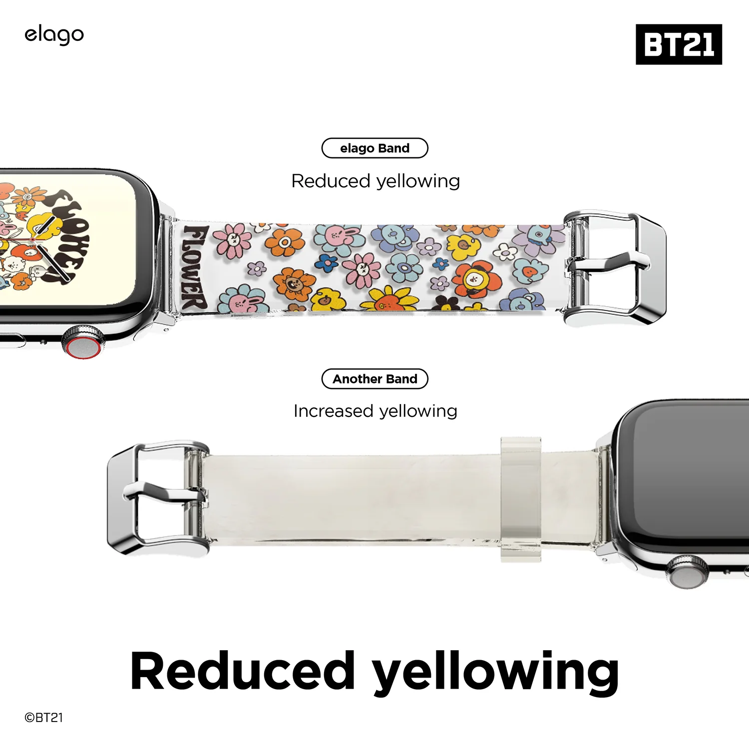 BT21  | elago Flower Strap [2 Styles] [2 Sizes] - Image 5