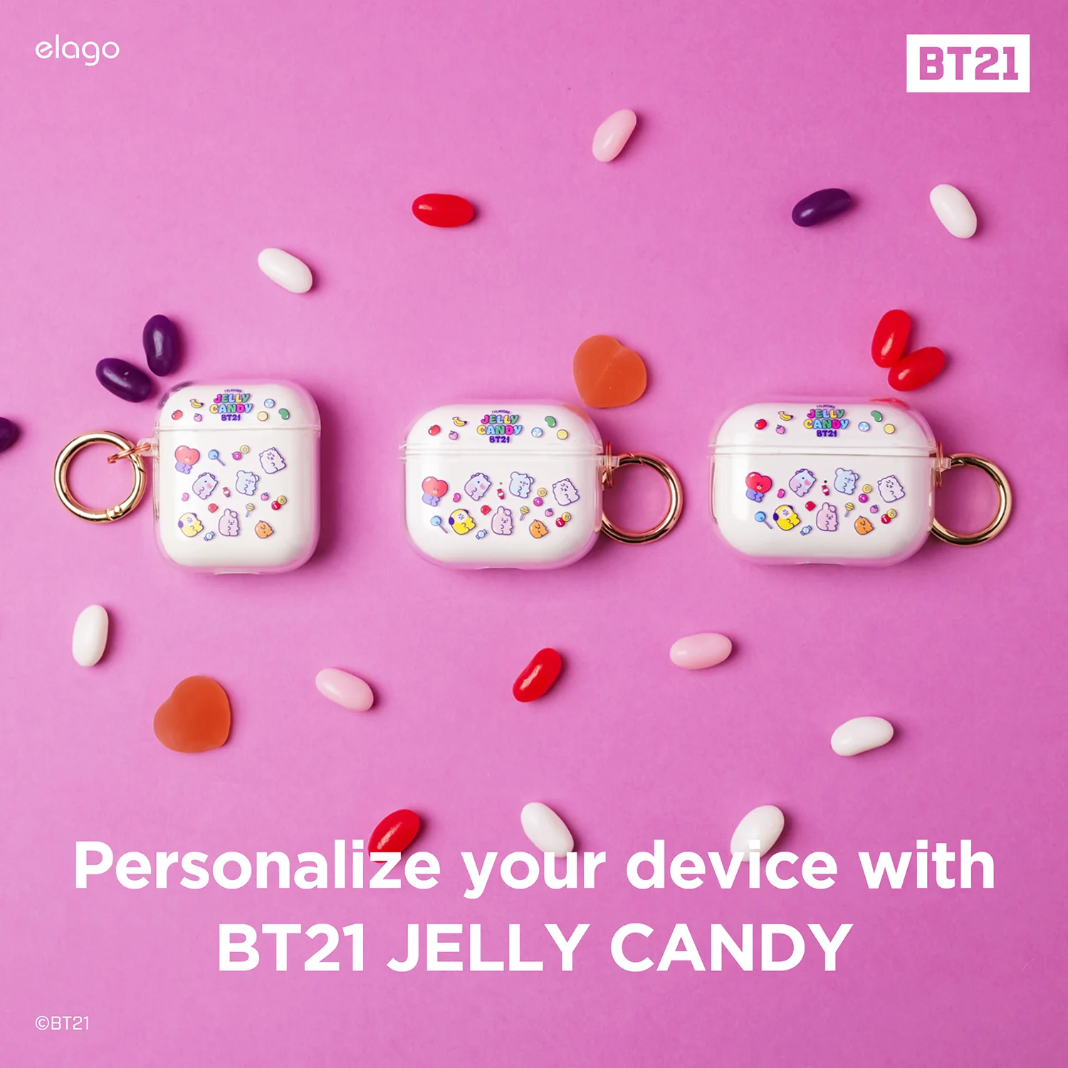 elago | BT21 Jelly Candy Case - Image 7