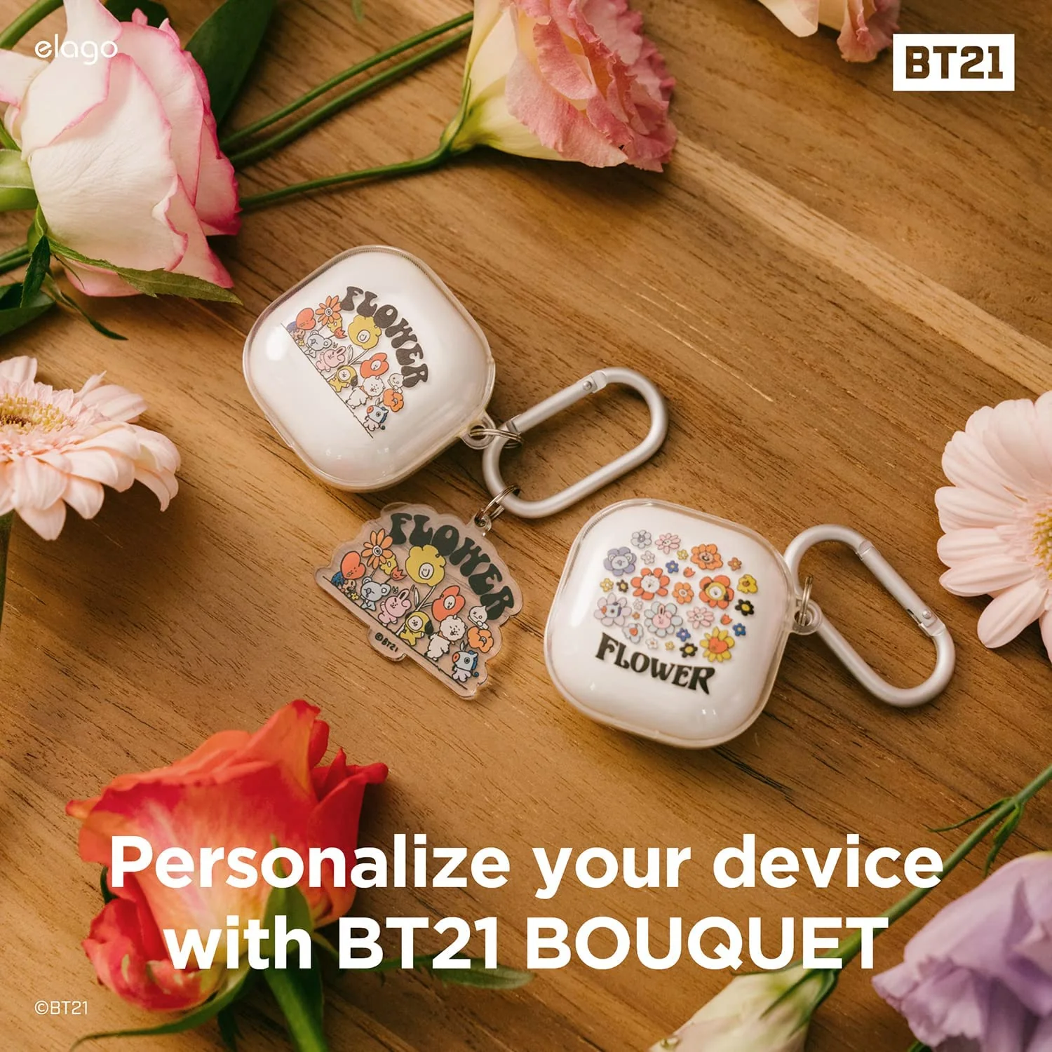 BT21 | elago Flower Case [2 Styles] - Image 4