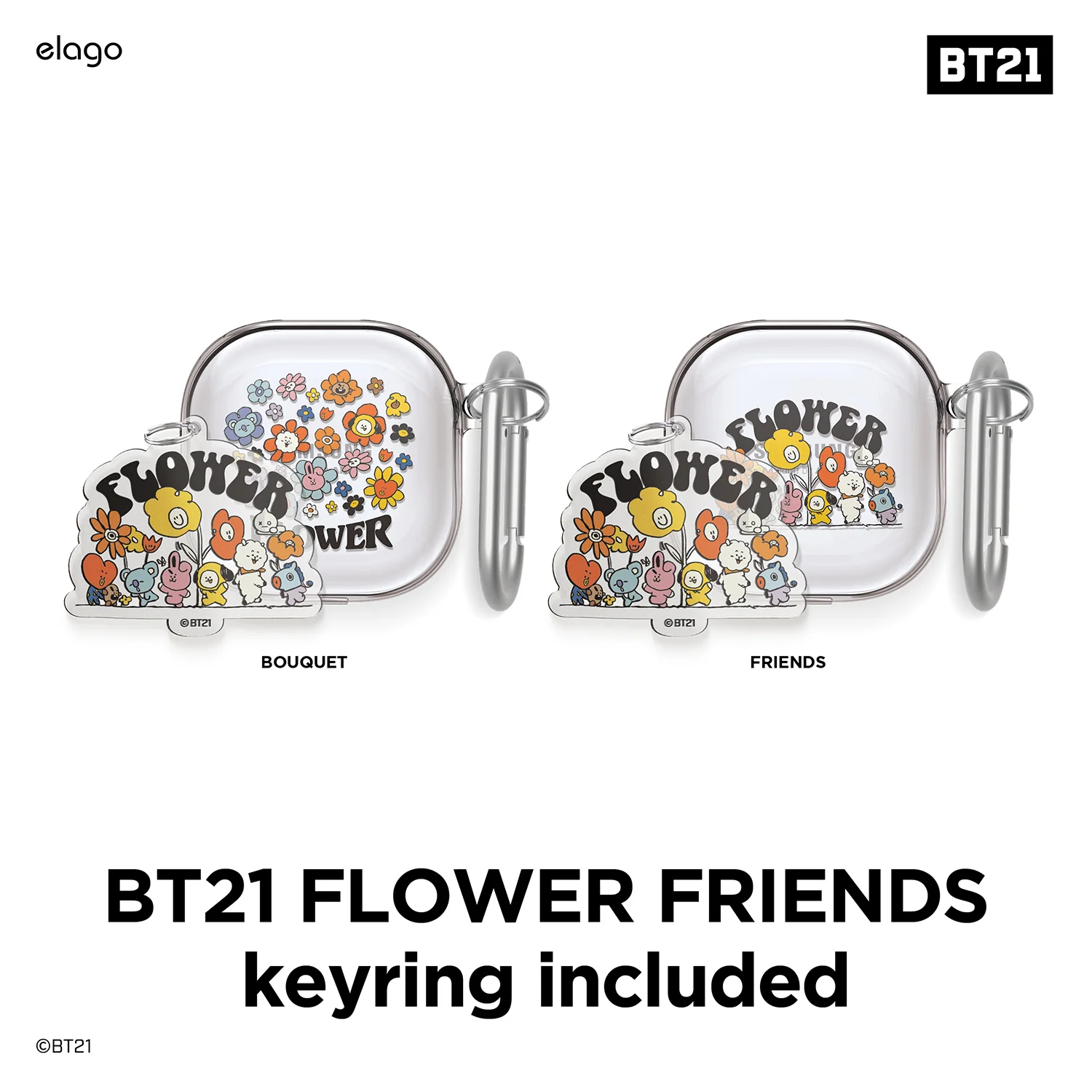 BT21 | elago Flower Case [2 Styles] - Image 9