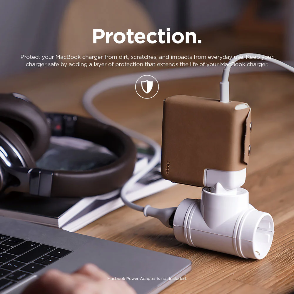 MacBook Charger Leather Cover - Image 4