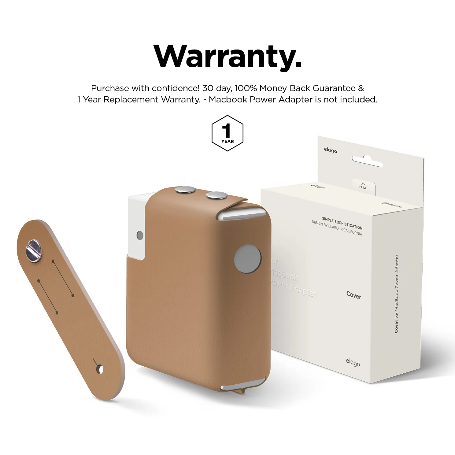 MacBook Charger Leather Cover - Image 7