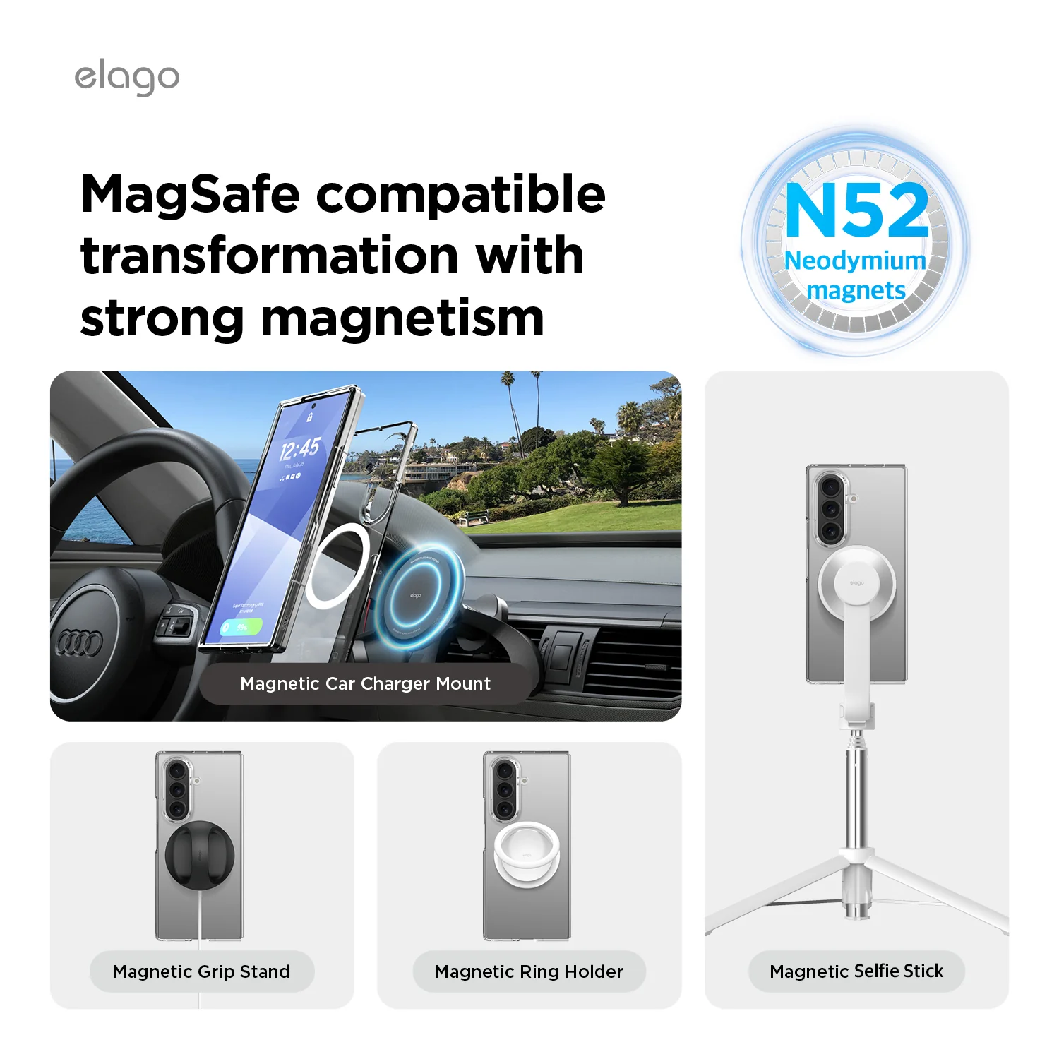 Magnetic Hybrid Clear Case - Image 3