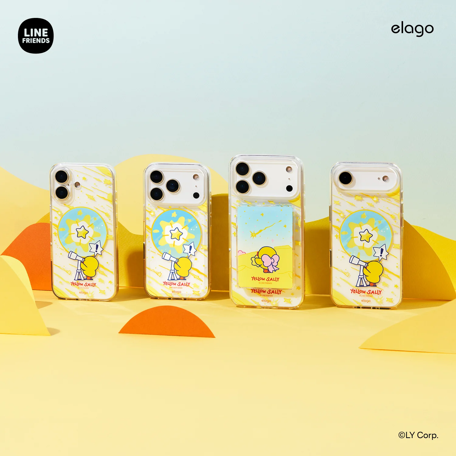 LINE FRIENDS | 2025 Yellow Sally MagSafe Hybrid Case - Image 3
