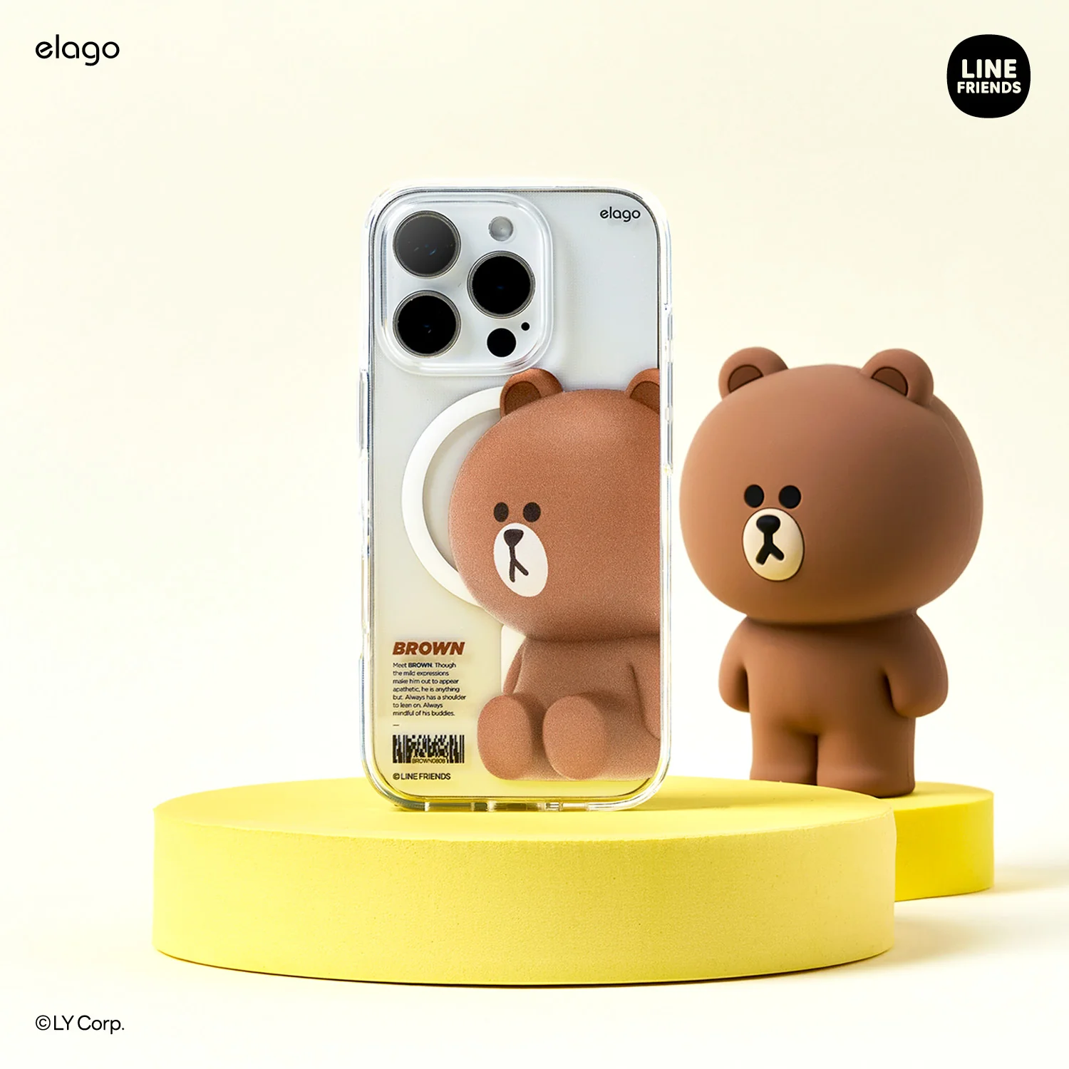 LINE FRIENDS | BROWN & SALLY Figure MagSafe Hybrid Case - Image 8