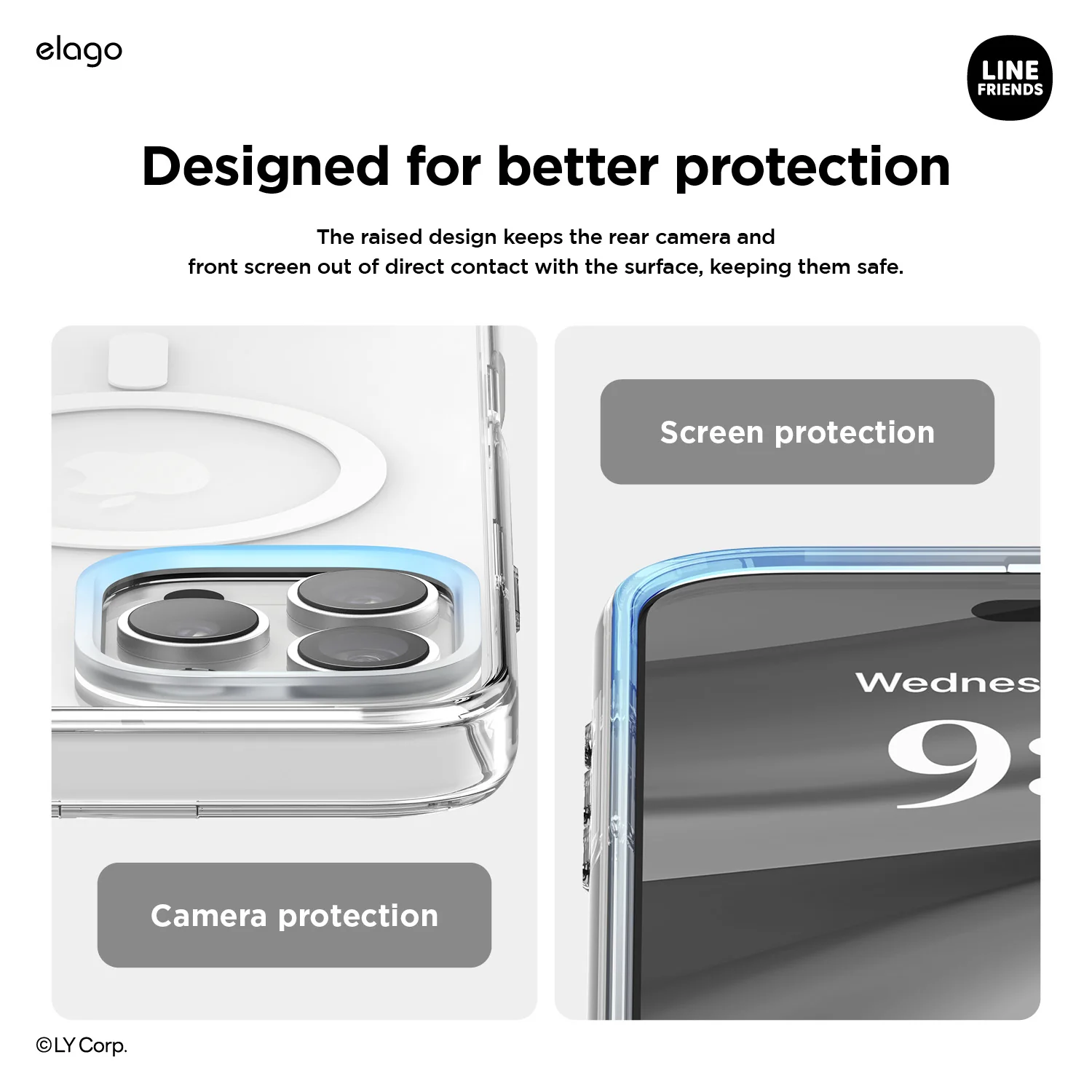 LINE FRIENDS | BROWN & SALLY Figure MagSafe Hybrid Case - Image 6
