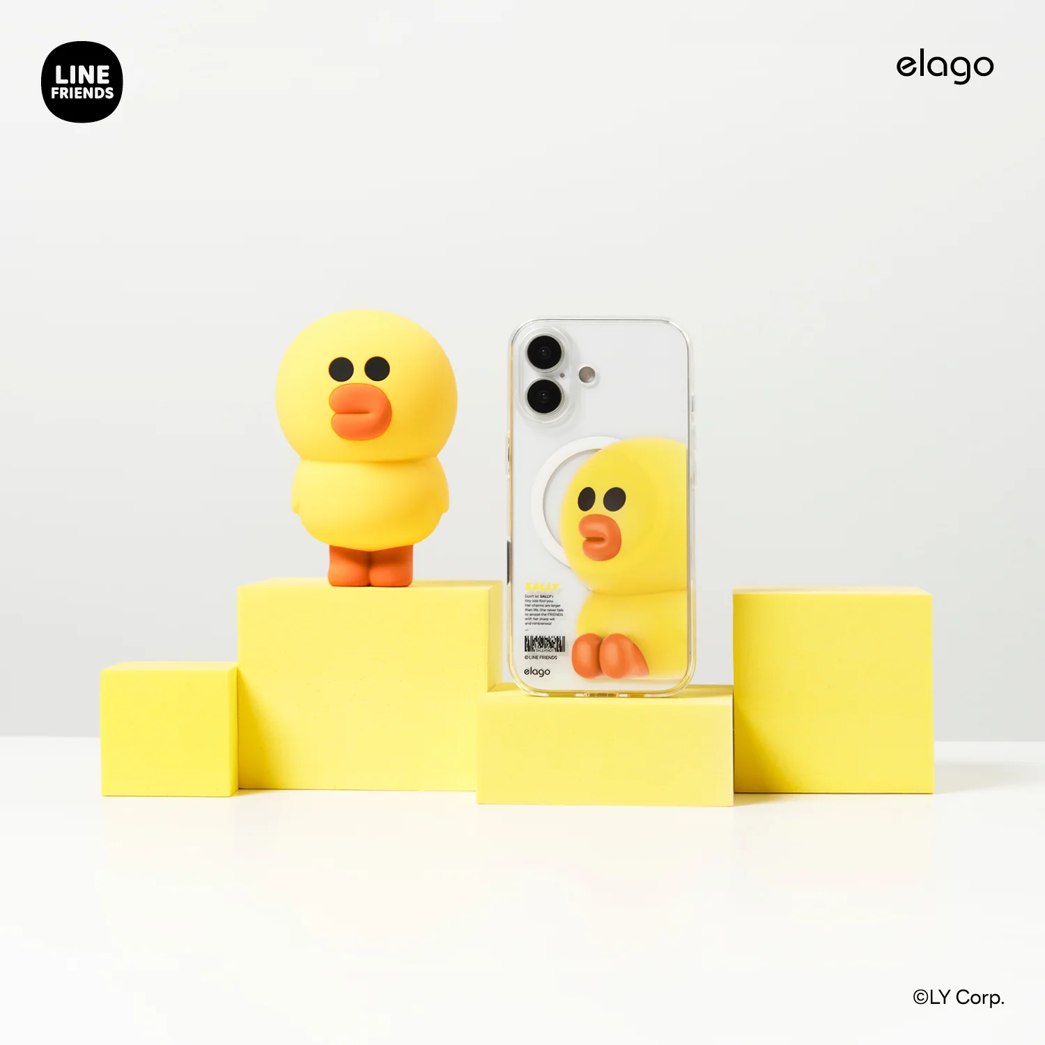 LINE FRIENDS | BROWN & SALLY Figure MagSafe Hybrid Case - Image 6
