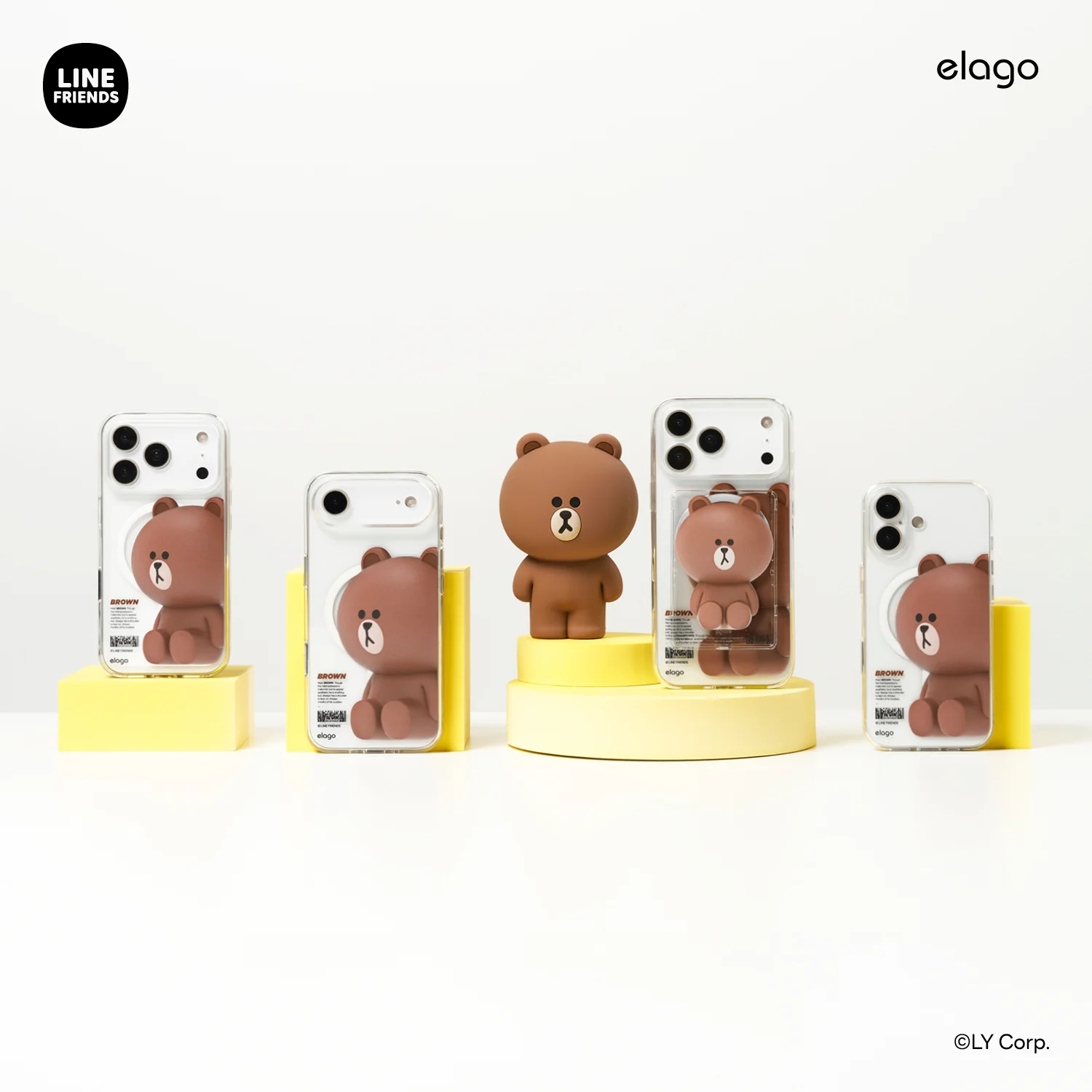 LINE FRIENDS | BROWN & SALLY Figure MagSafe Hybrid Case - Image 7