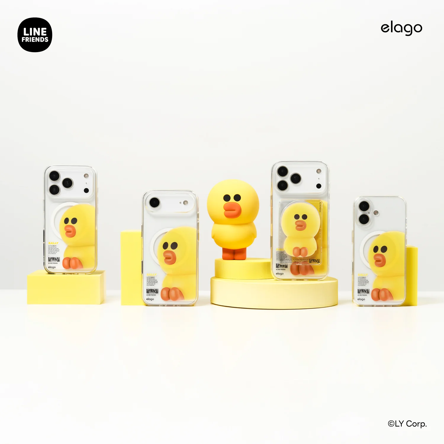 LINE FRIENDS | BROWN & SALLY Figure MagSafe Hybrid Case - Image 7