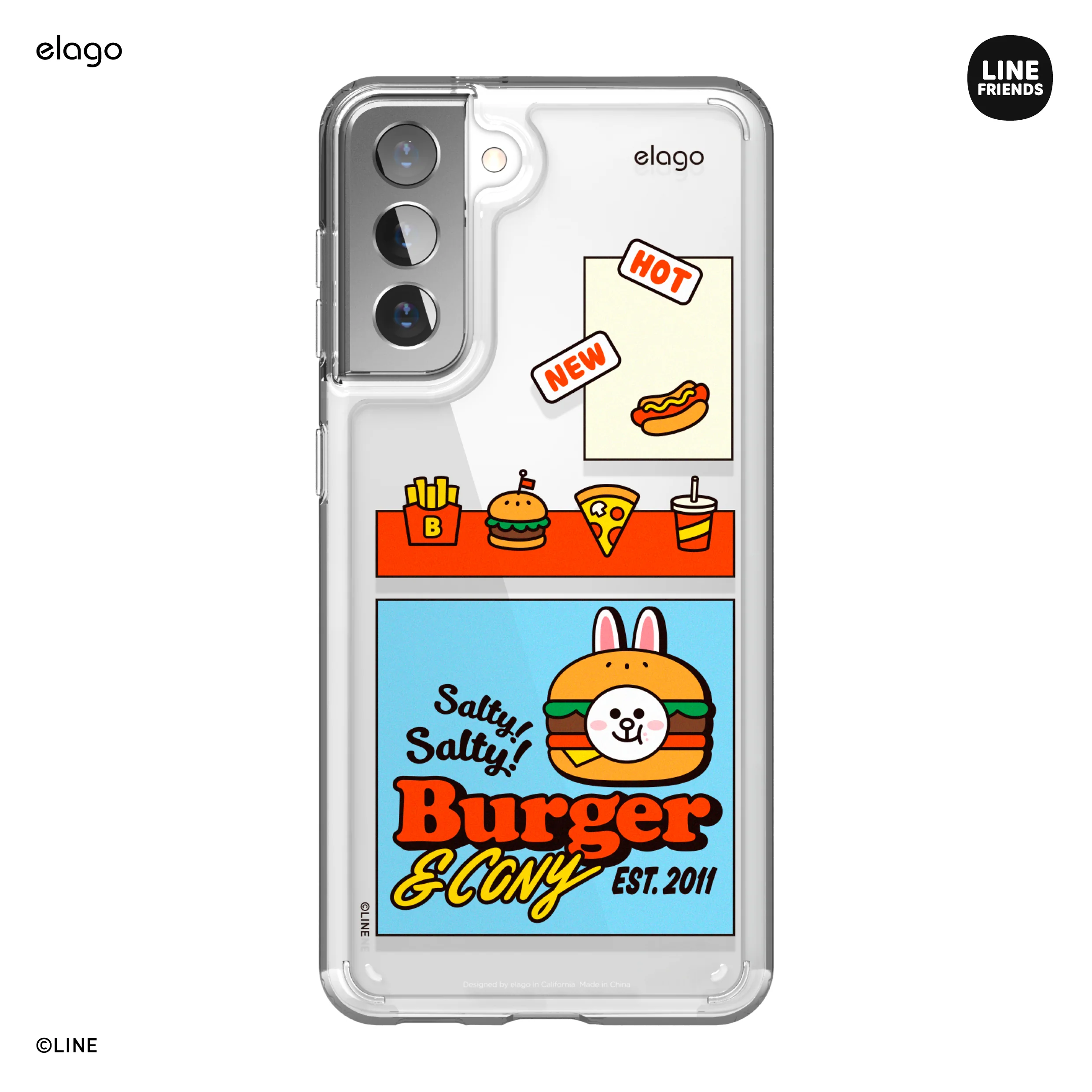 LINE FRIENDS | elago Burger Time Case [3 Styles] - Image 8