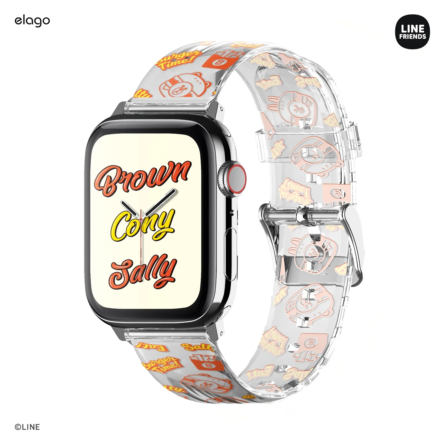 LINE FRIENDS | elago Burger Time Strap [4 Styles] [2 Sizes] - Image 4