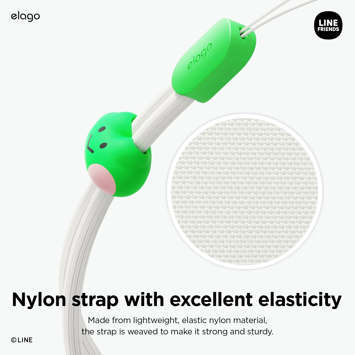 LINE FRIENDS | elago Lanyard Wrist Strap [2 Styles] - Image 6