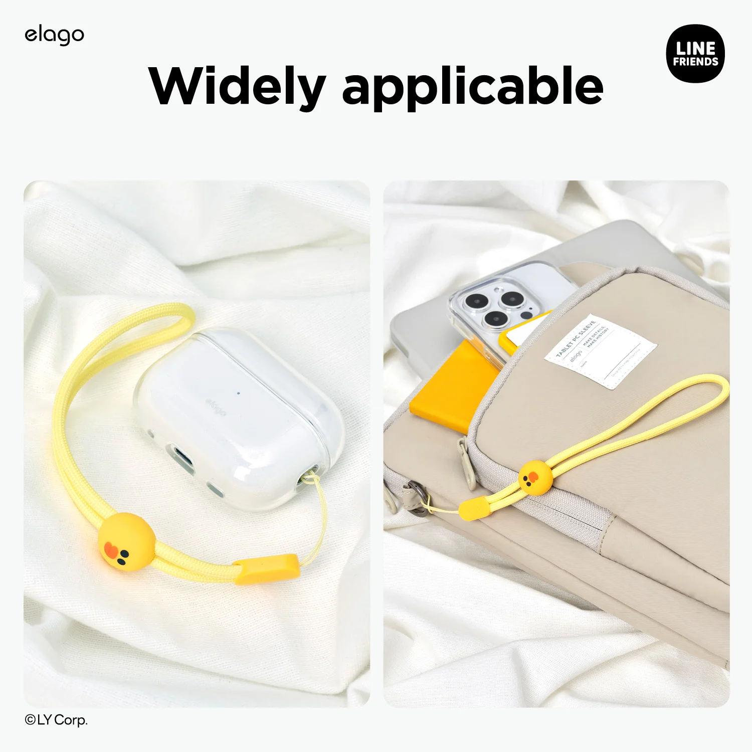 LINE FRIENDS | elago Lanyard Wrist Strap [Sally] - Image 4