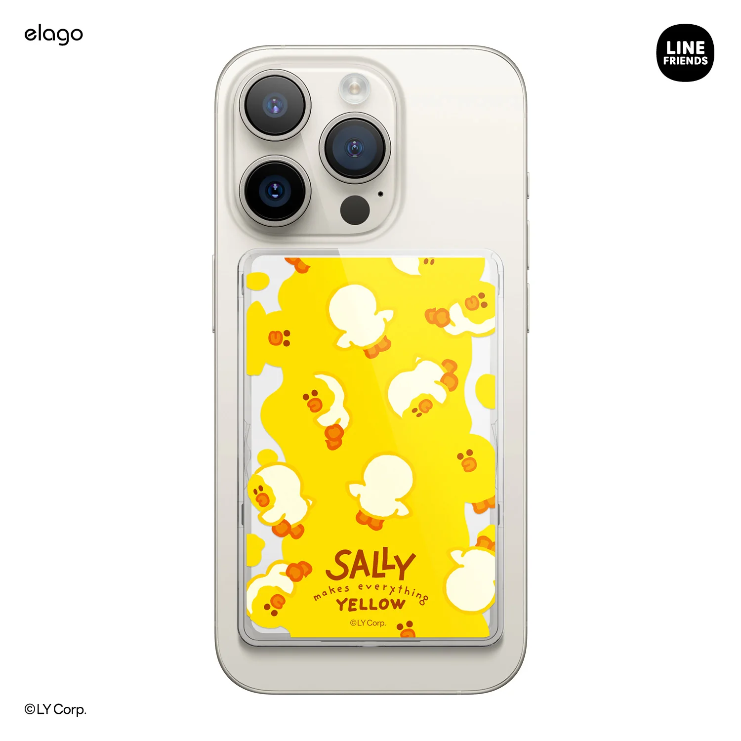 LINE FRIENDS | elago MagSafe Wallet Card Holder [Sally] - Image 2