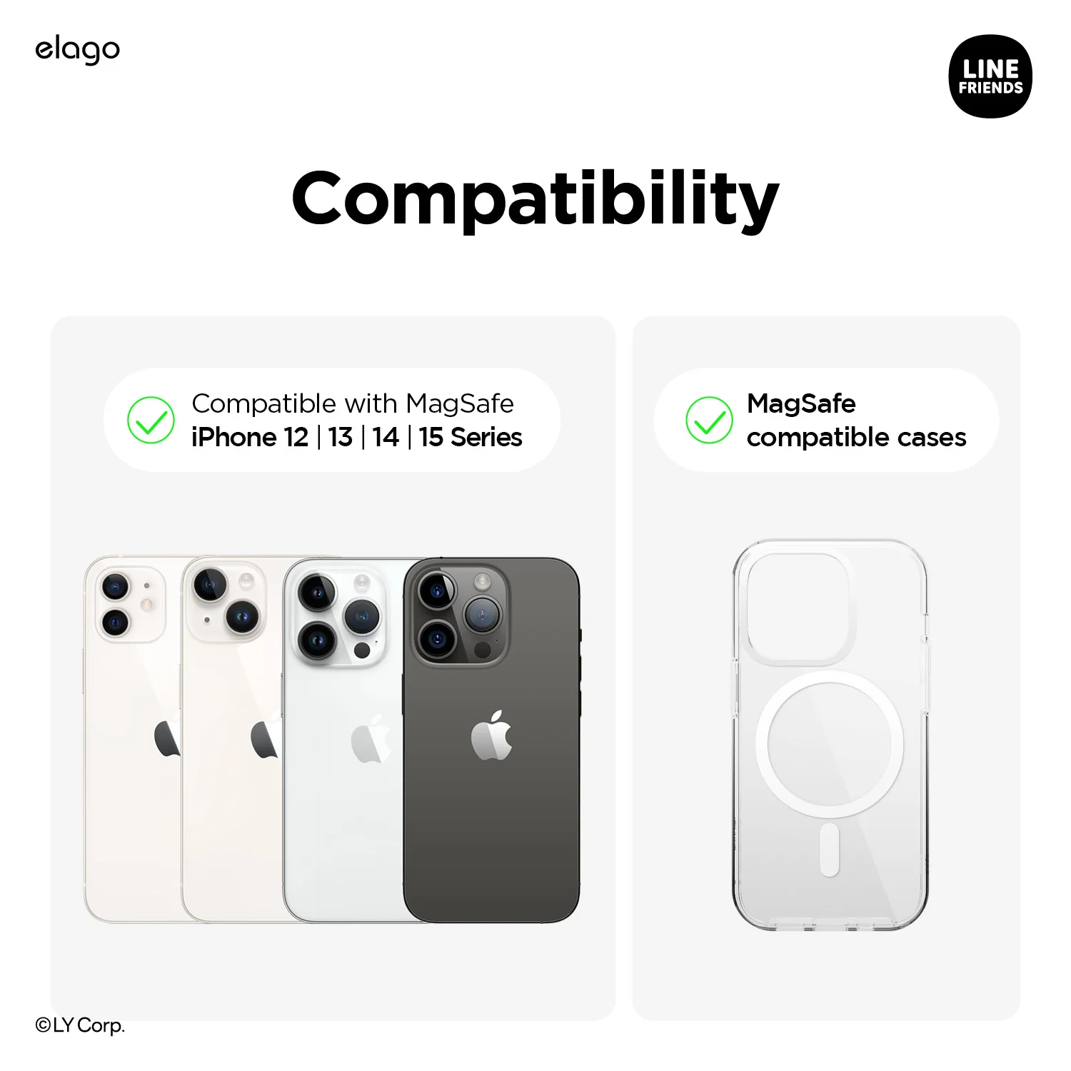 LINE FRIENDS | elago MagSafe Wallet Card Holder [Sally] - Image 4