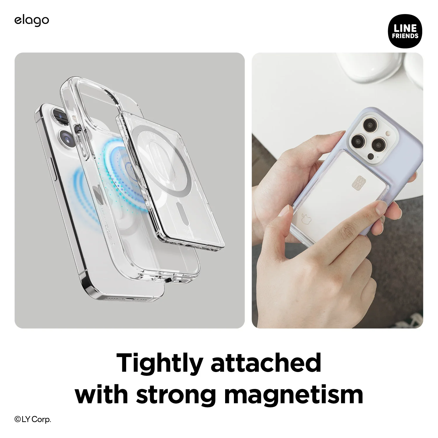 LINE FRIENDS | elago MagSafe Wallet Card Holder [Sally] - Image 5