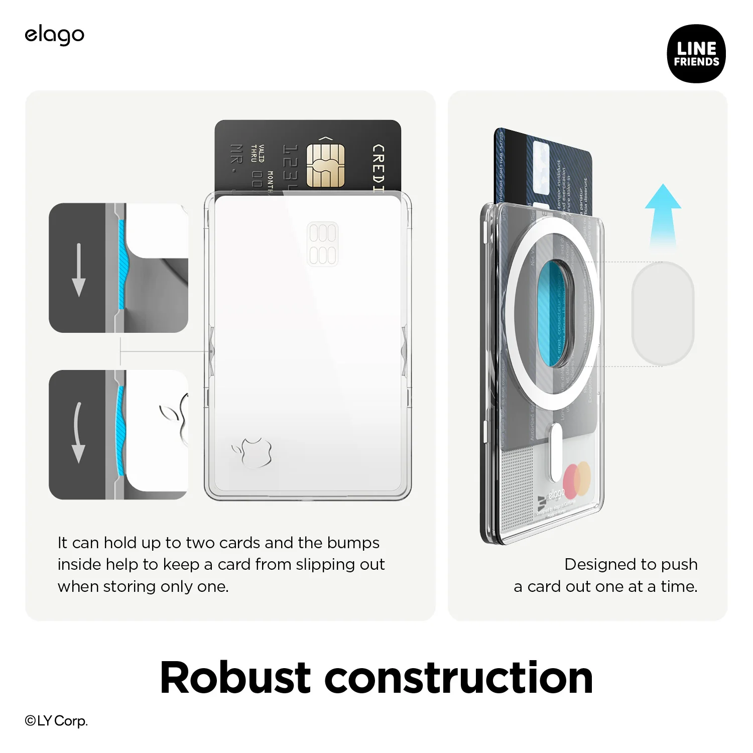LINE FRIENDS | elago MagSafe Wallet Card Holder [Sally] - Image 6