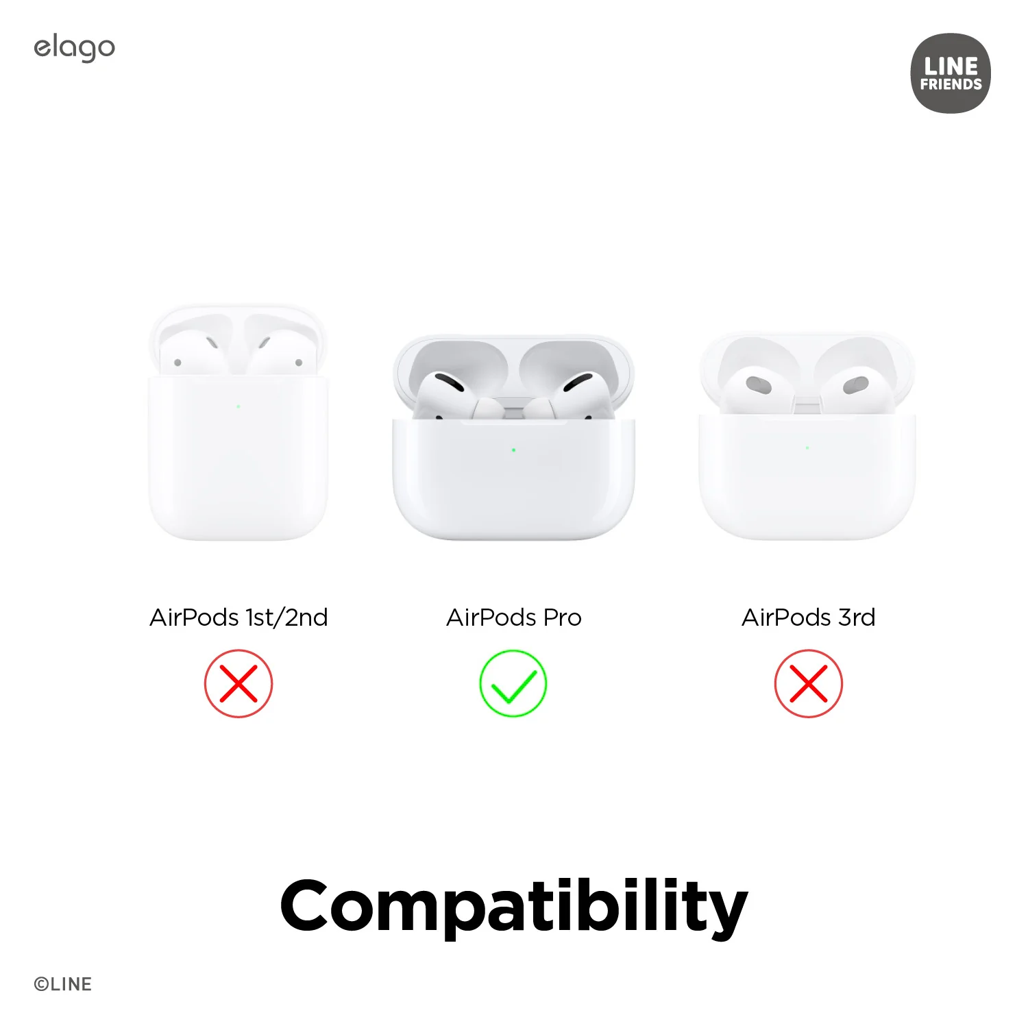 LINE FRIENDS | elago minini Case [3 Styles] - Image 10