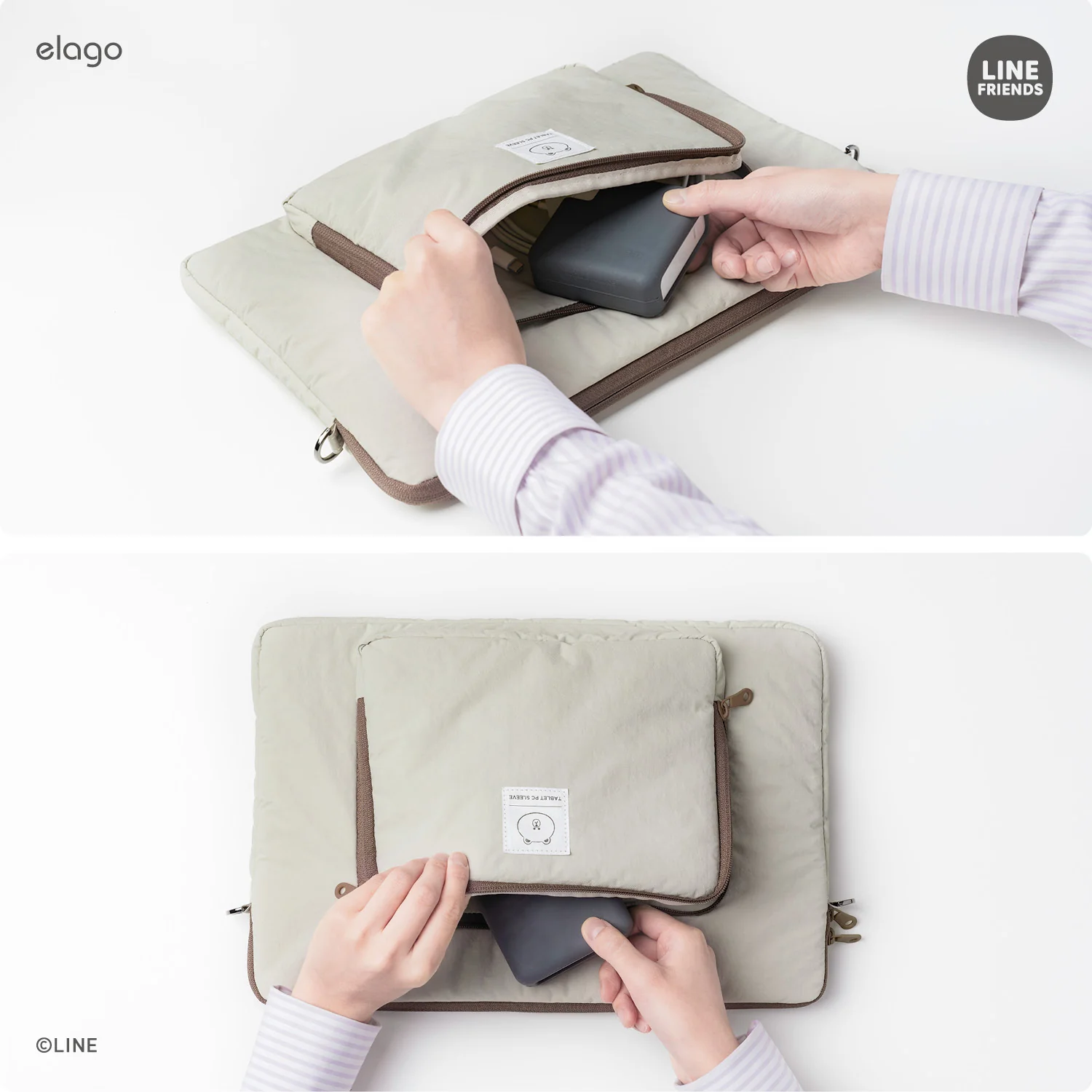 LINE FRIENDS | elago Tablet and Laptop Sleeve [Cony] [3 Sizes] - Image 11