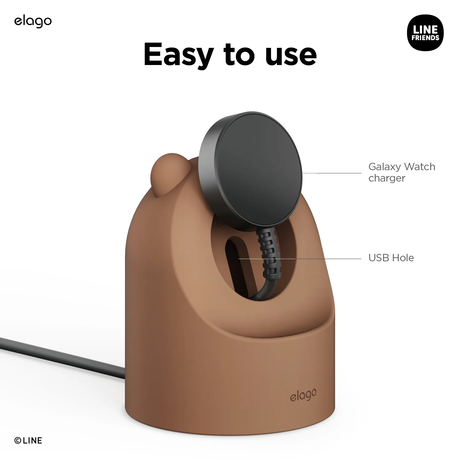 LINE FRIENDS | elago GW2 Stand [2 Colors] - Image 5